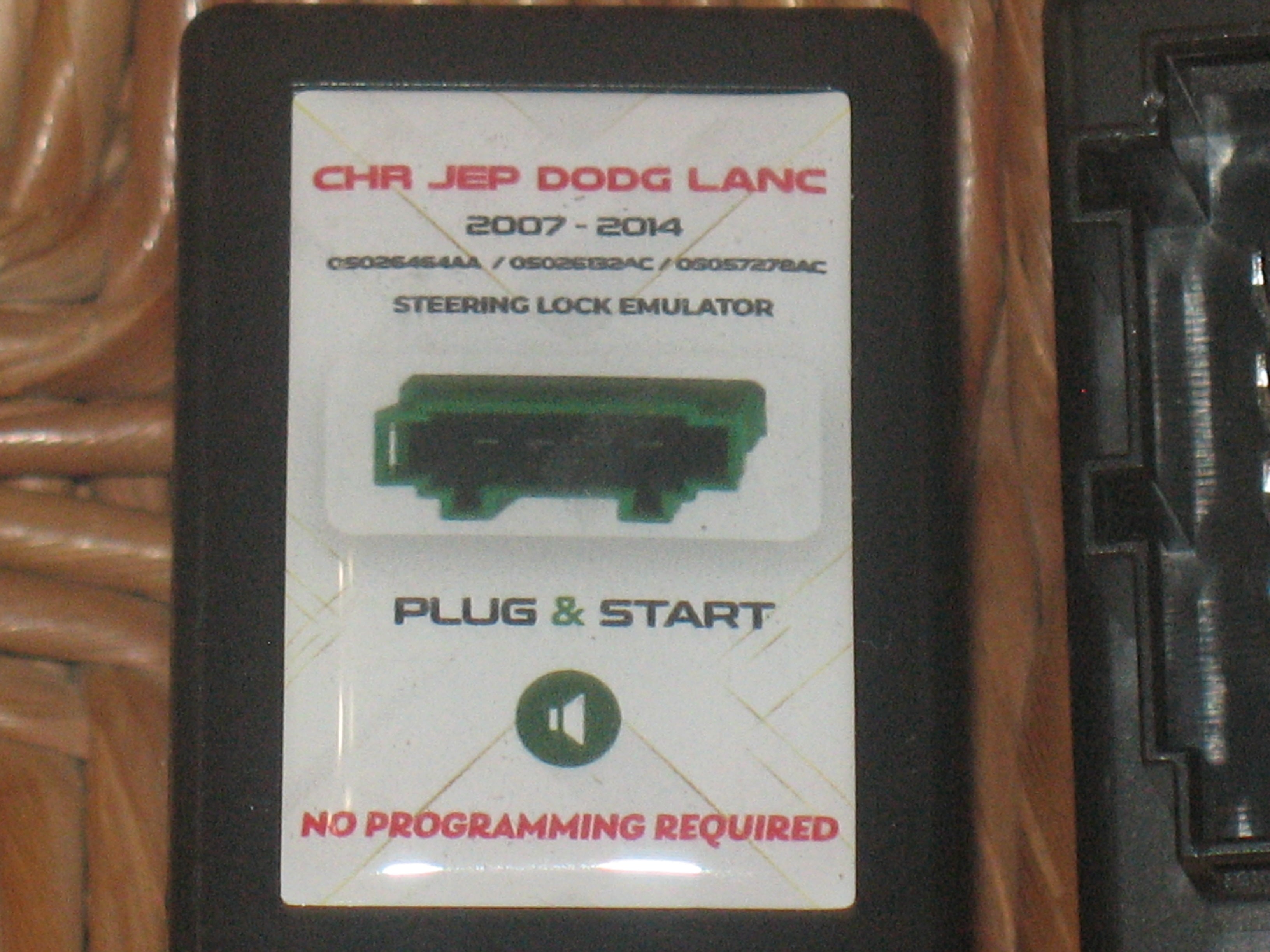 Chrysler Jeep Dodge Lancia ESL Electronic Steering Lock Emulator Simulator