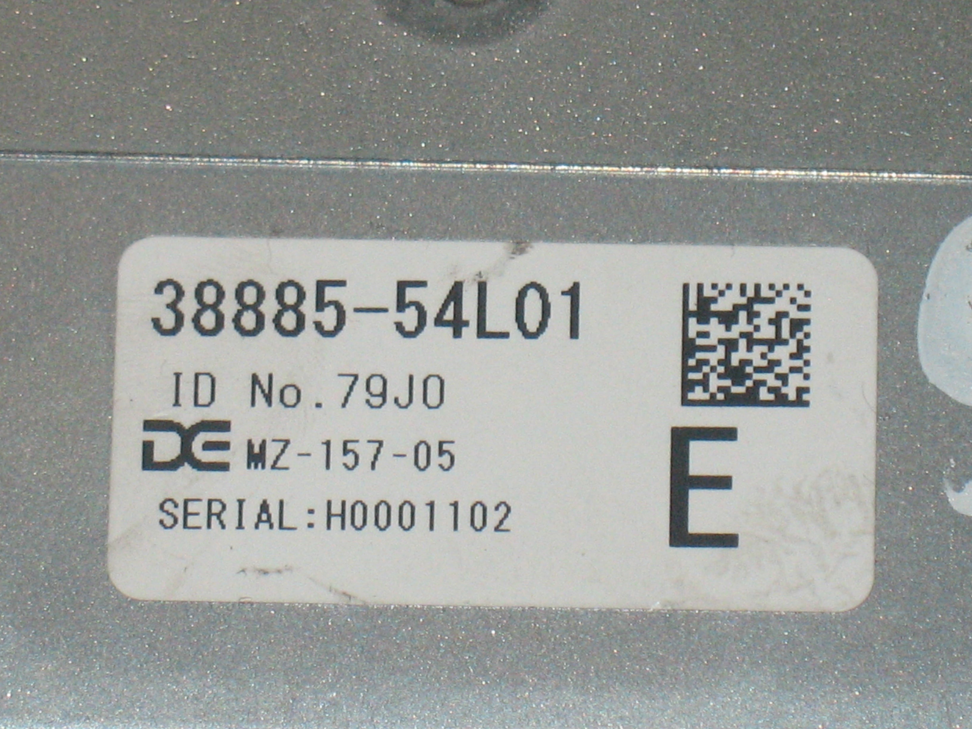38885-54L00 CENTRALINA TRASMISSIONE 4X4 SUZUKI SX4 1.6 B 4X4 88KW 5M 5P