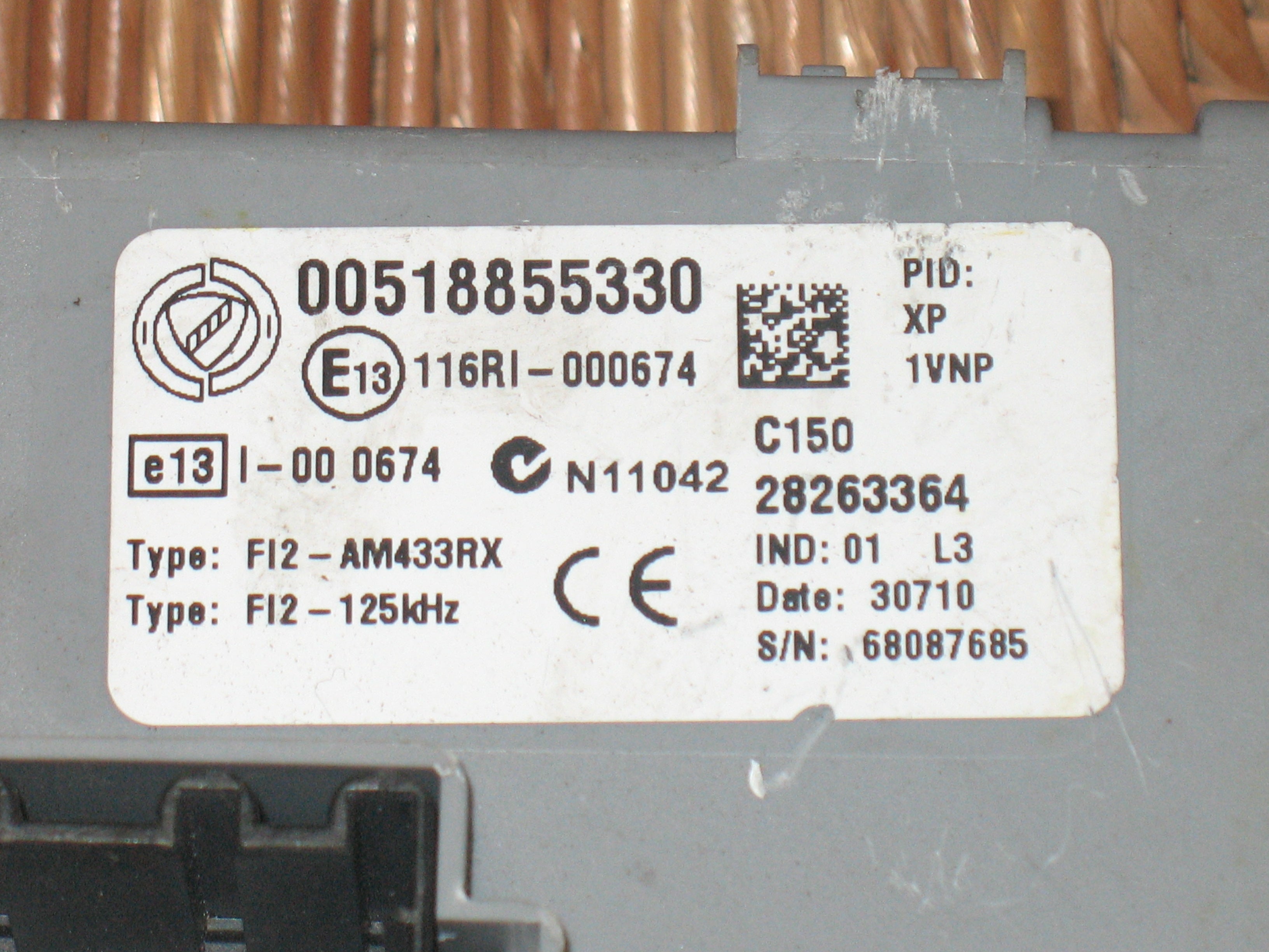 BODY BSI FIAT DOBLO' 00518855330 518855330 28263364