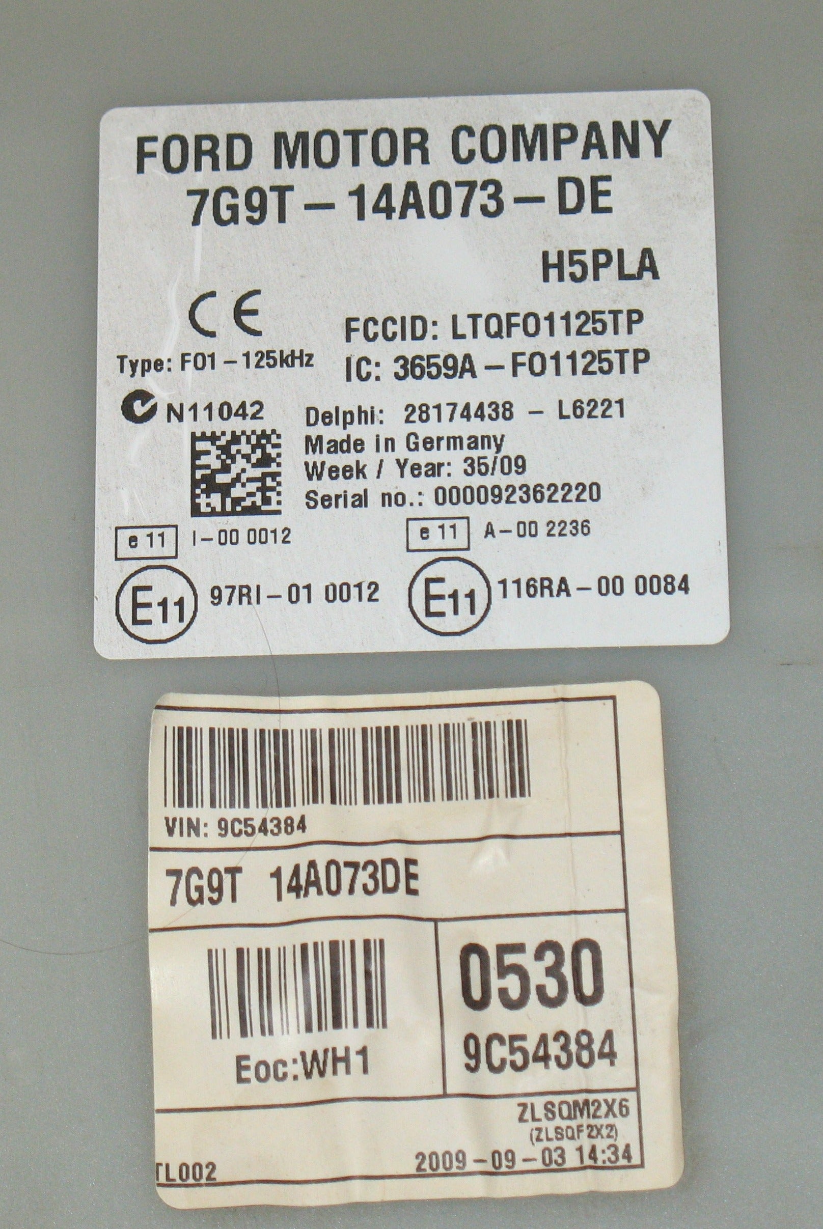 7G9T-14A073-DC CENTRALINA PORTA FUSIBILI FORD Mondeo Berlina 6° Serie 1800 Diesel