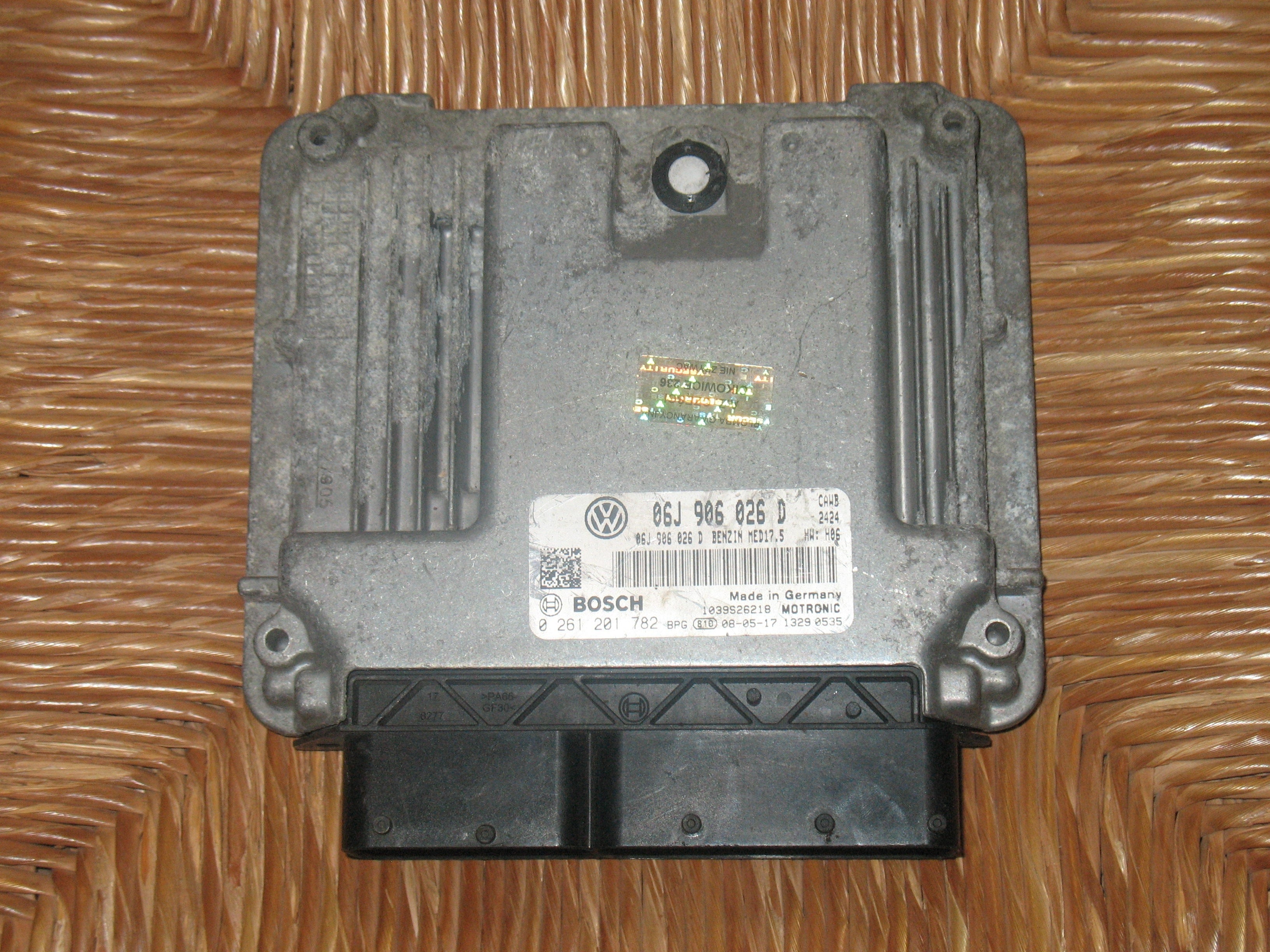 Centralina Motore ECU Volkswagen Passat 06J906026D 06J 906 026 D 0261201782 0 261 201 782 H14 1039S3268