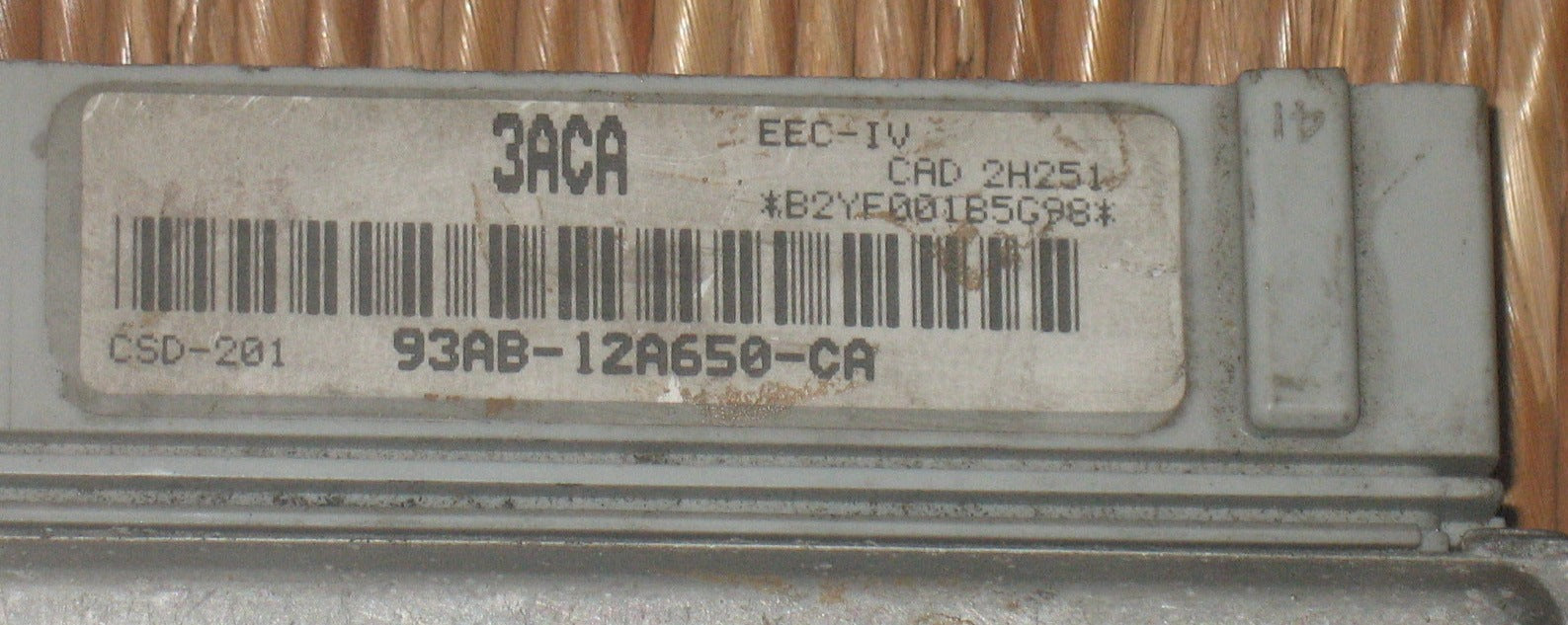 FORD ESCORT CENTRALINA MOTORE 93AB-12A650-CA 3AAB cds-201
