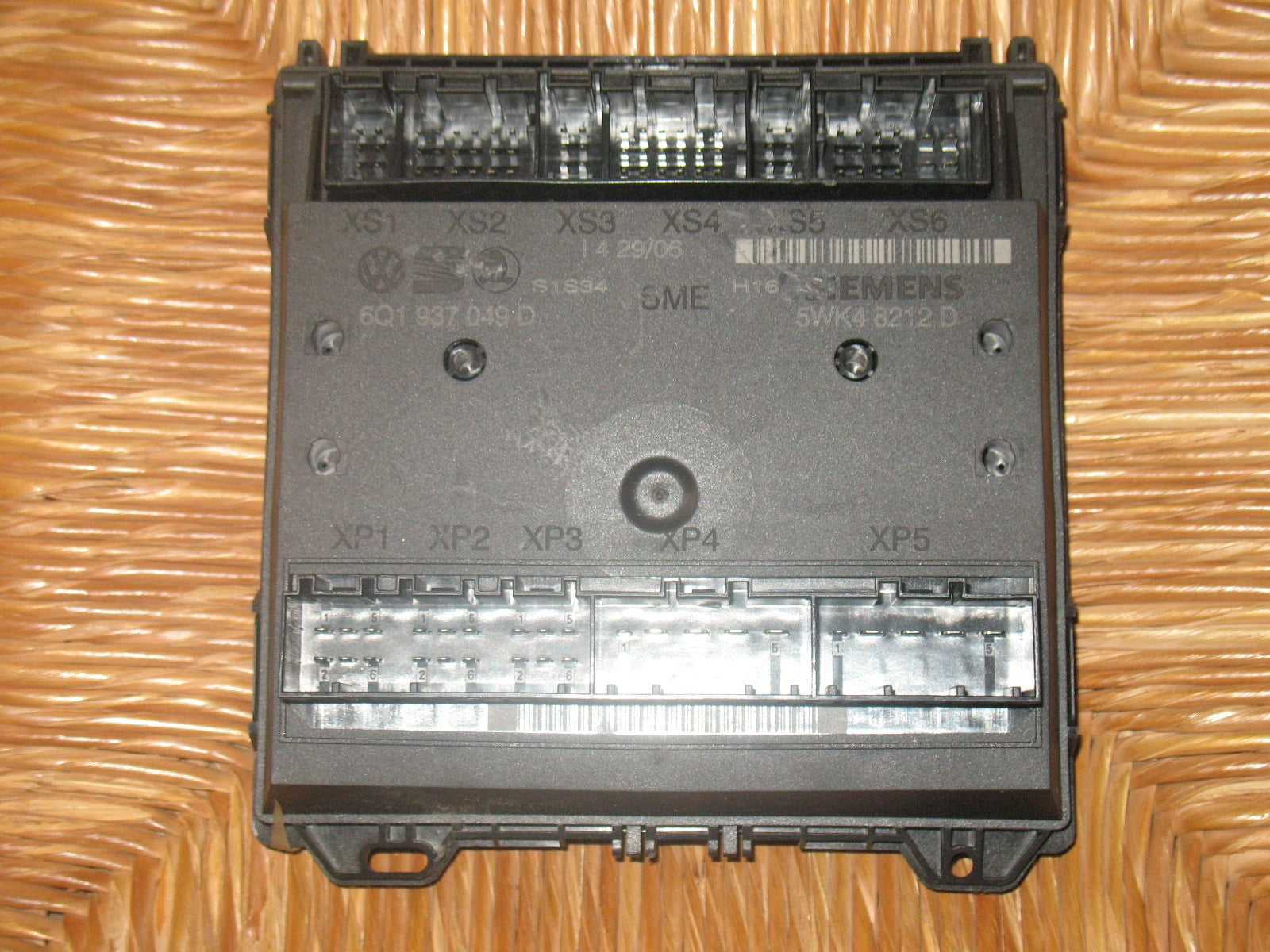 03E906023D KIT ACCENSIONE AVVIAMENTO SEAT IBIZA 1.2 B 51KW 5M 5P (2008) CENTRALINA MOTORE 03e906023d siemens 5wp4050204 BODY COMPUTER 6Q1937049D