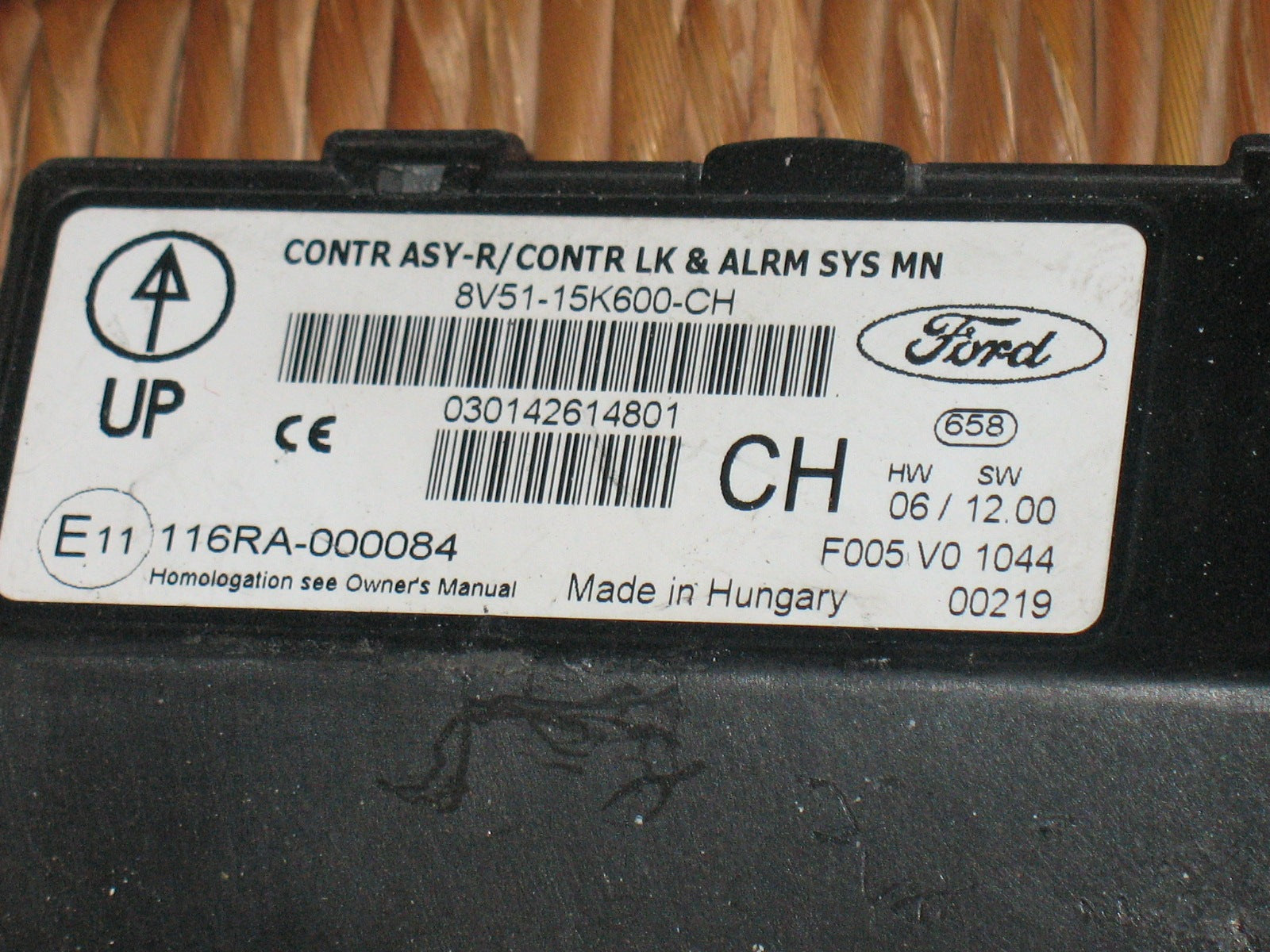 KIT ECU FIESTA 1.4 TDCI 8V21-12A650-EC 5WS40584C-T 4EJC Body Ford Fiesta 8V51-15K600-CH