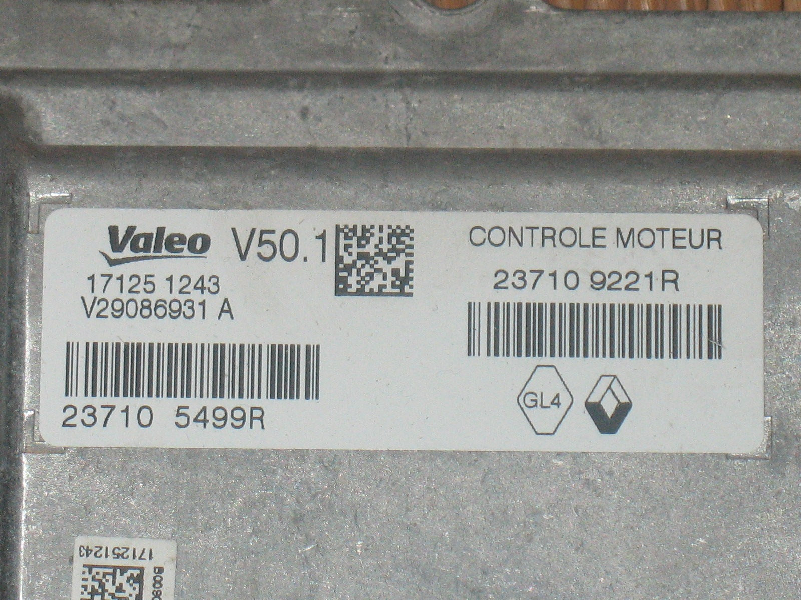 237109221R centralina motore RENAULT CAPTUR 0.9 TCE 90 2013 6772831