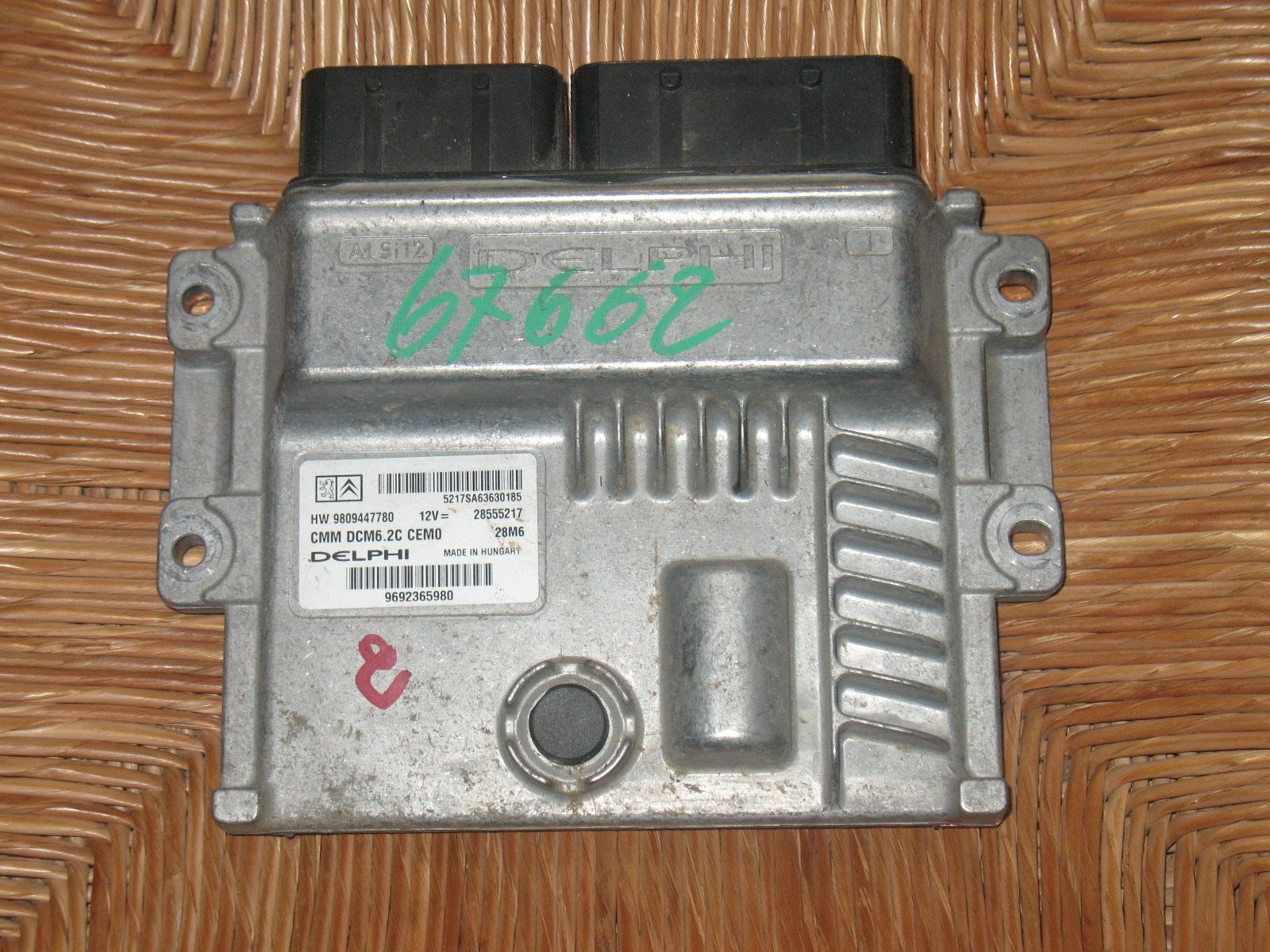 CENTRALINA Fiat Citroen Peugeot 2.0HDI 9809447780 28555217 DCM6.2C HW 98094