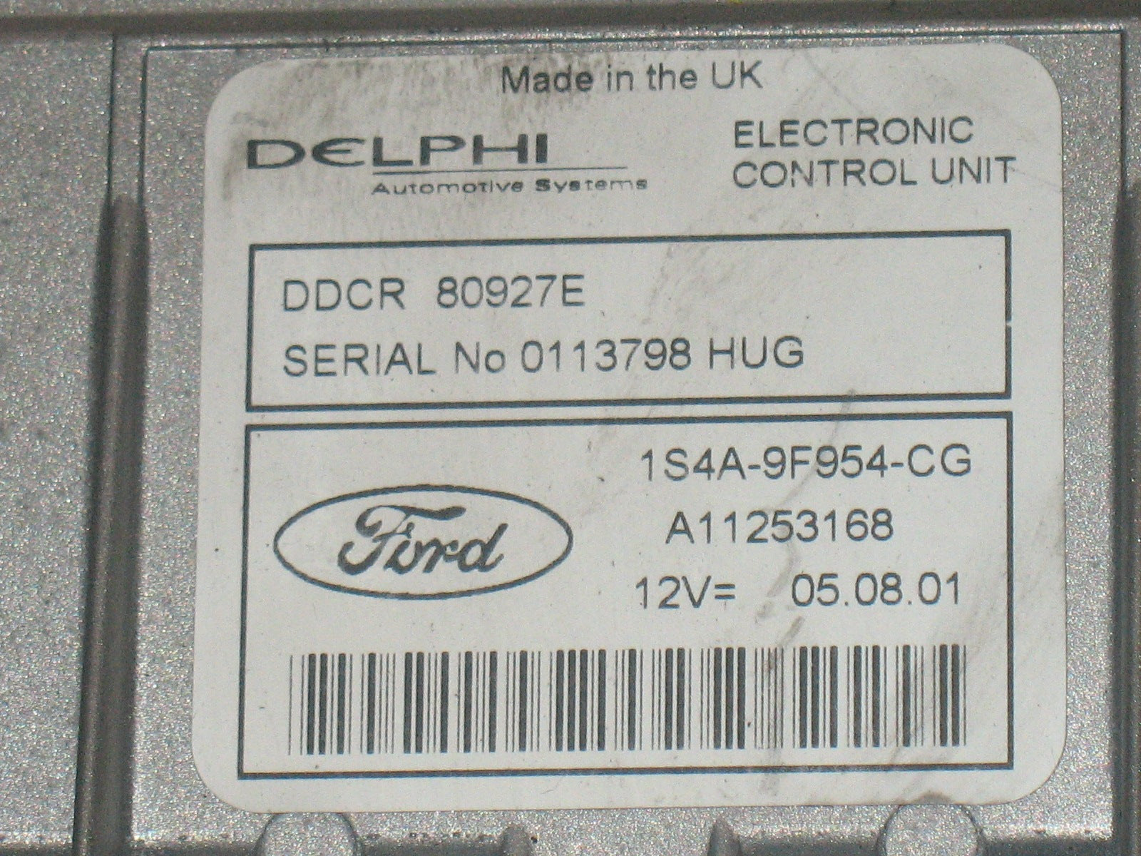 1S4A-9F954-CG CENTRALINA MOTORE FORD Focus Berlina 2° Serie 1800 Diesel 1108045