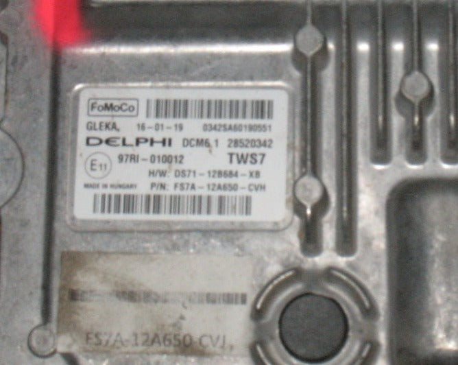 ECU CENTRALINA FORD MONDEO TITANIUM MK5 ECU 2.0 TDCI MANUAL 285203422016 FS7A-12A650-CVH