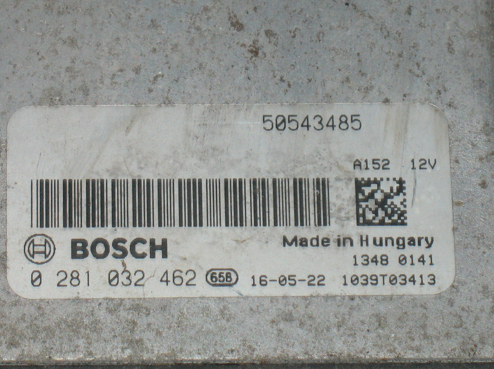 CENTRALINA MOTORE ALFA ROMEO GIULIA 50543485 0281032462 Bosch EDC17C69