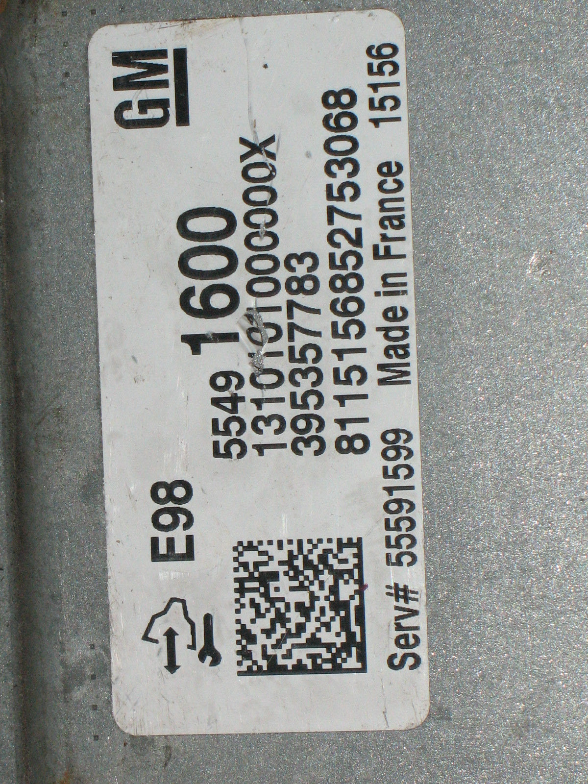 55591599 55491600 CENTRALINA MOTORE OPEL ASTRA IV J 1.6 CDTI OPEL MOKKA DIESEL