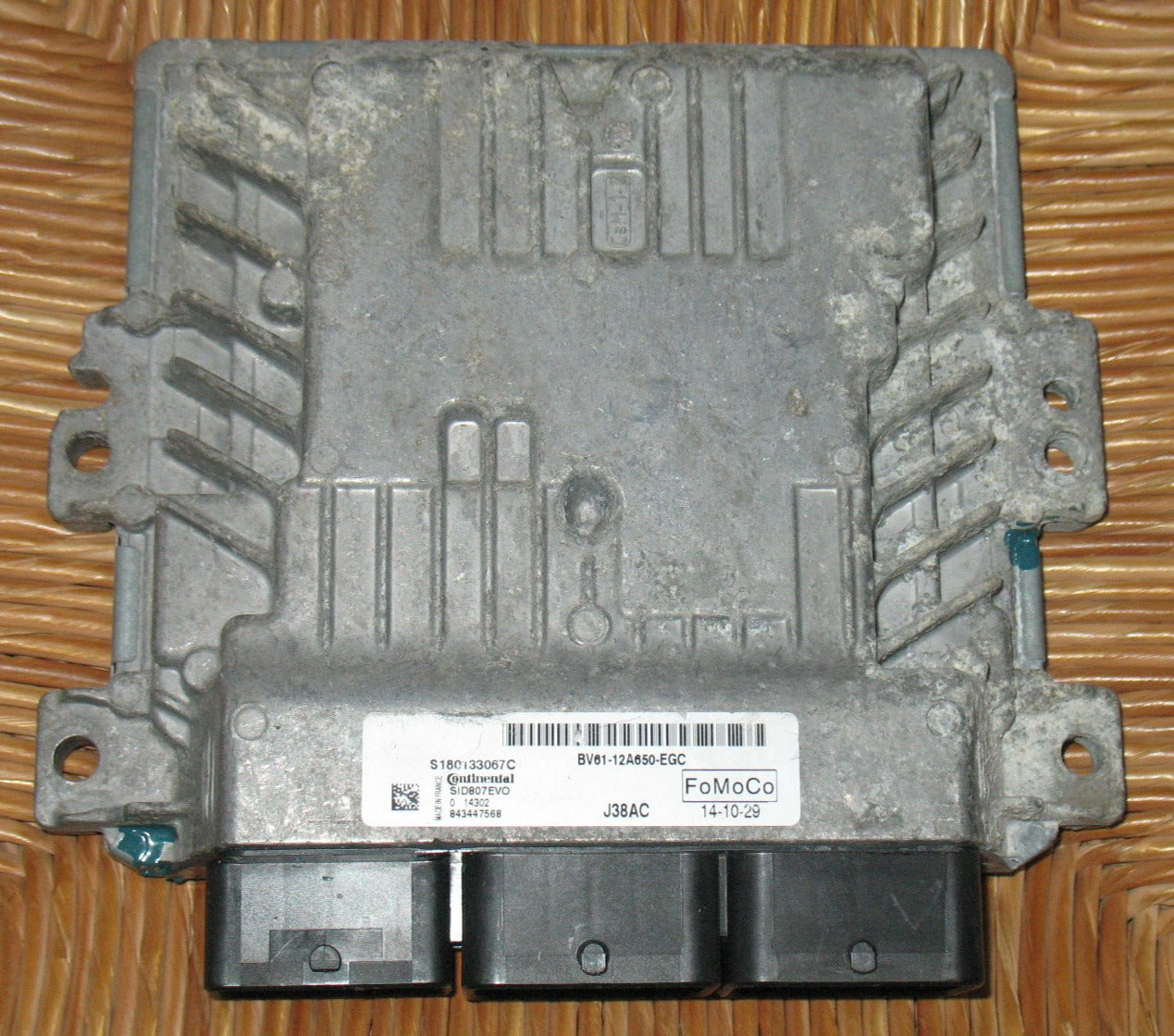 Ecu centralina motore FORD FOCUS MK3 2014 1.6 TDCI SID807EVO ECU BV61-12A650-EGC S180133067C