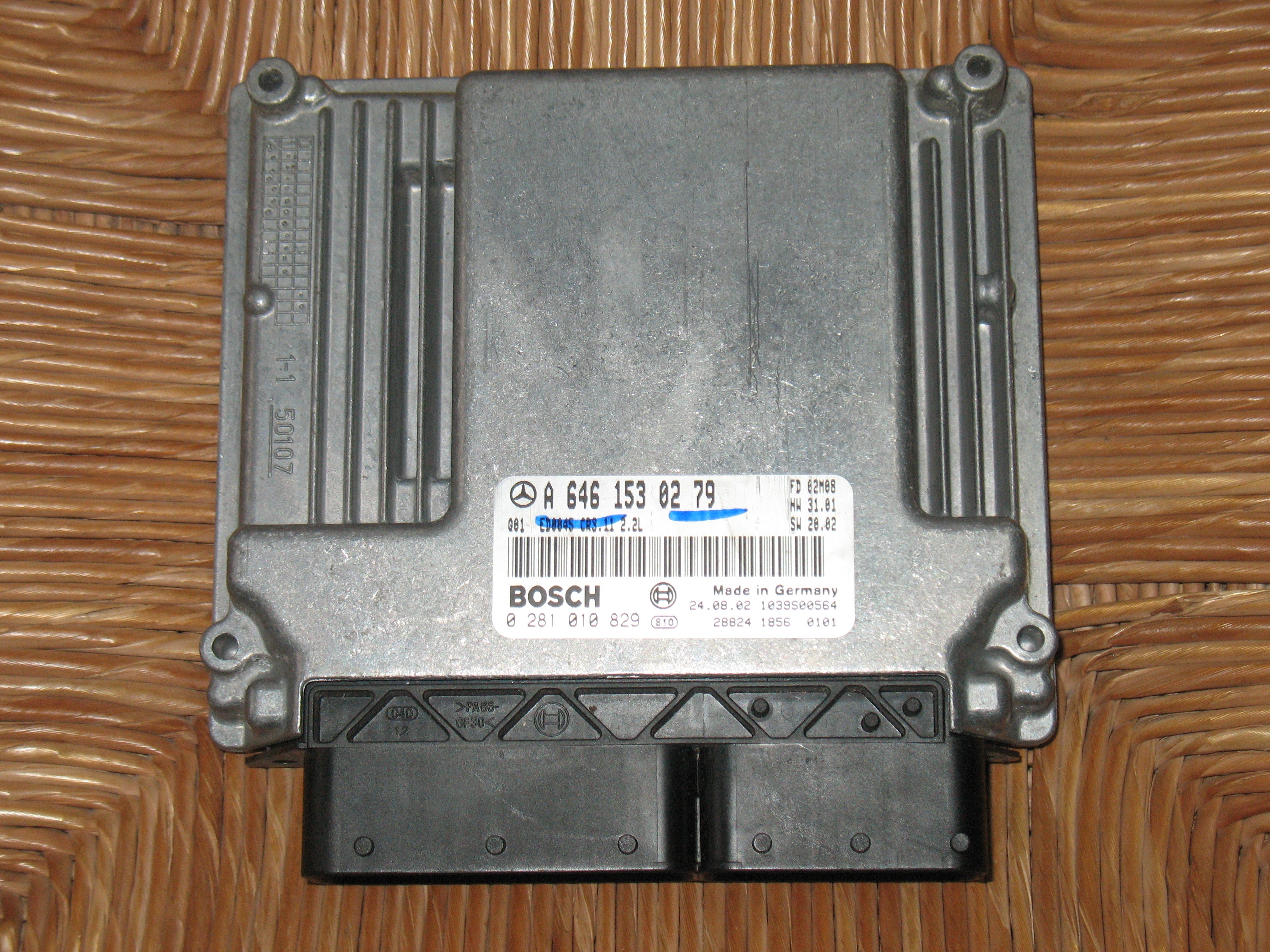 0281010829 CENTRALINA MOTORE ECU MERCEDES-BENZ CLASSE E (W211) 2.0 CDI 16V EDC16C2