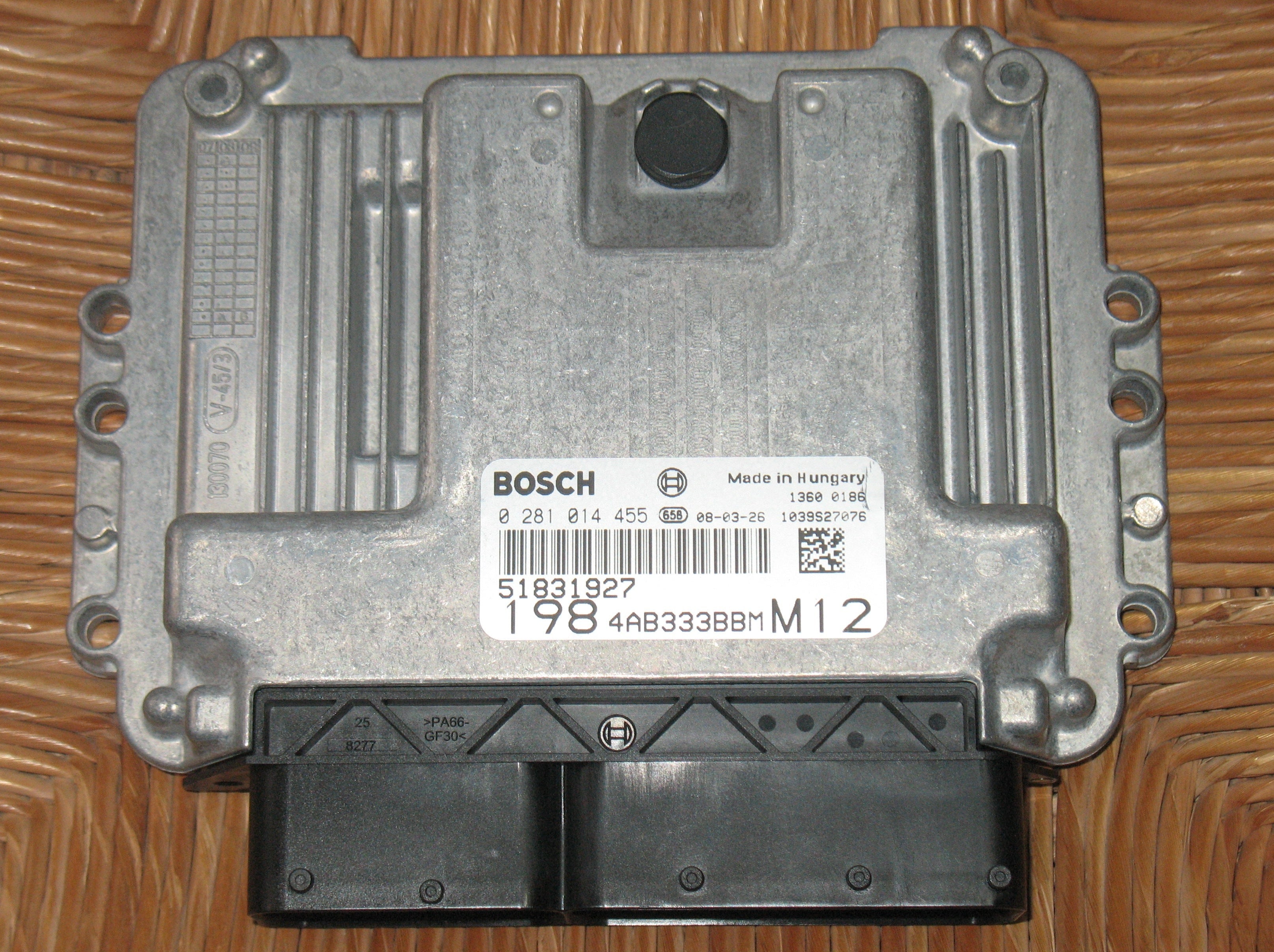 Ecu centralina motore Bosch 0281014455 EDC16C39-6.C1 FIAT Bravo 1.6 MultiJet 51831927