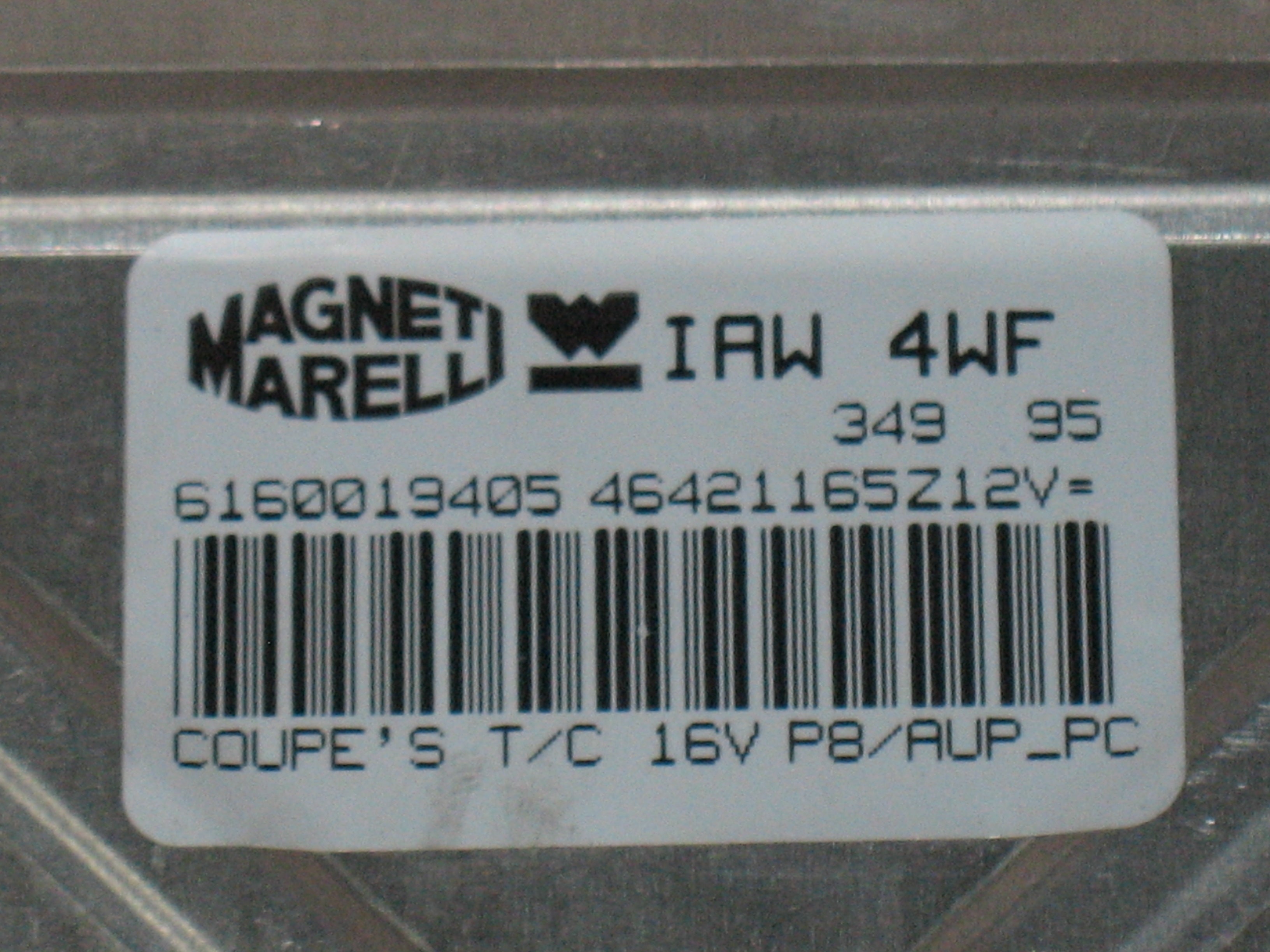ECU CENTRALINA MOTORE FIAT COUPE 2.0 IAW 4WF IAW4WF 6160019405