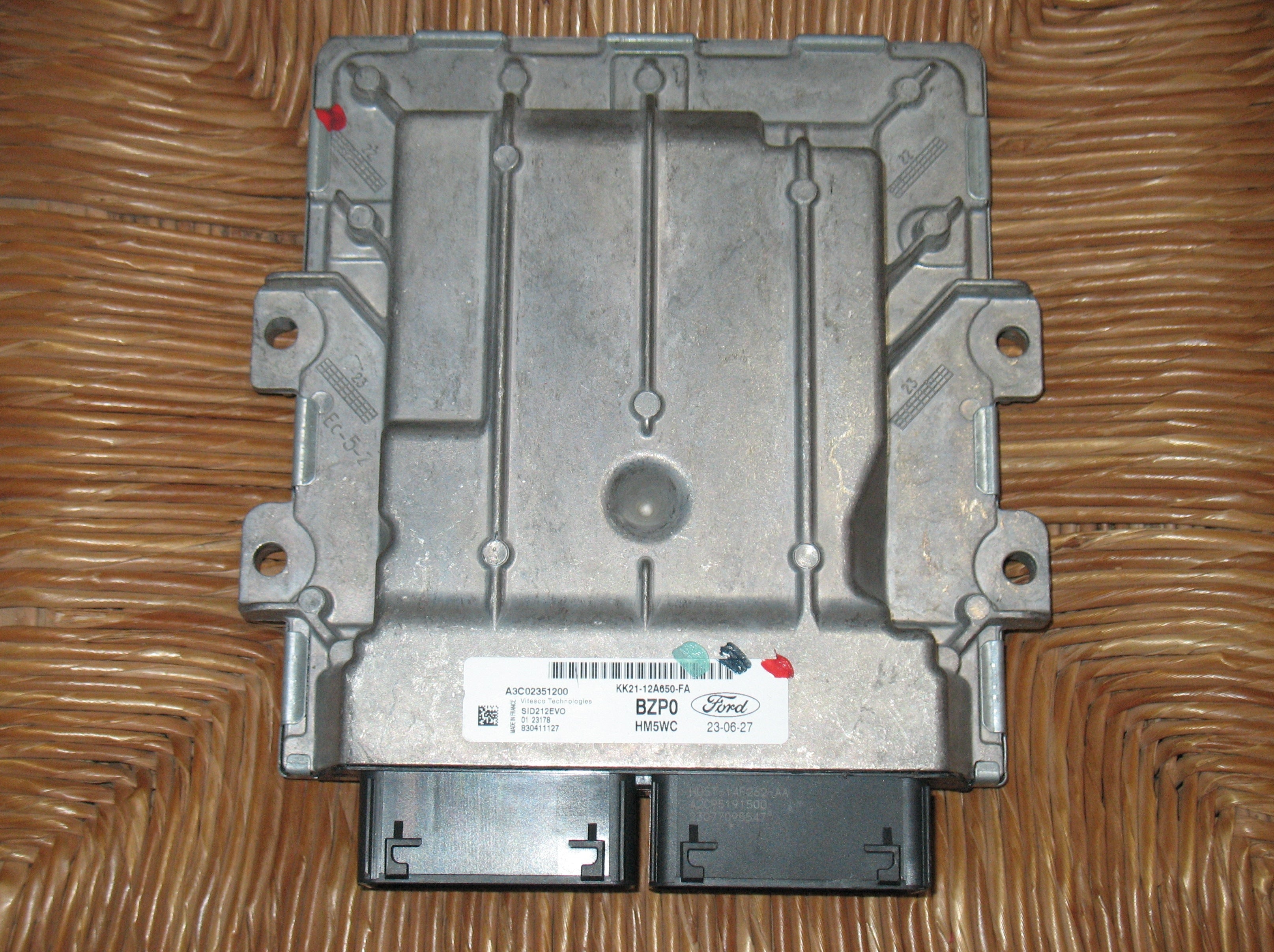 Ecu centralina motore FORD TRANSIT BZP0 J38AC KK21-12A650-FA A3C02351200 2.0 DIESEL
