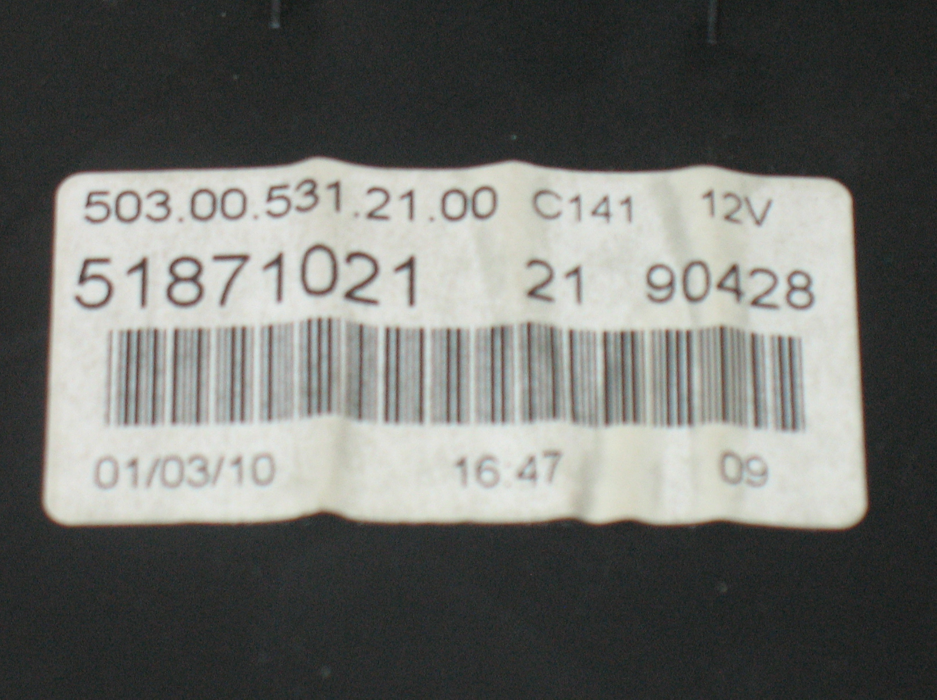 QUADRO STRUMENTI 51871021 FIAT Chrysler panda 1.2