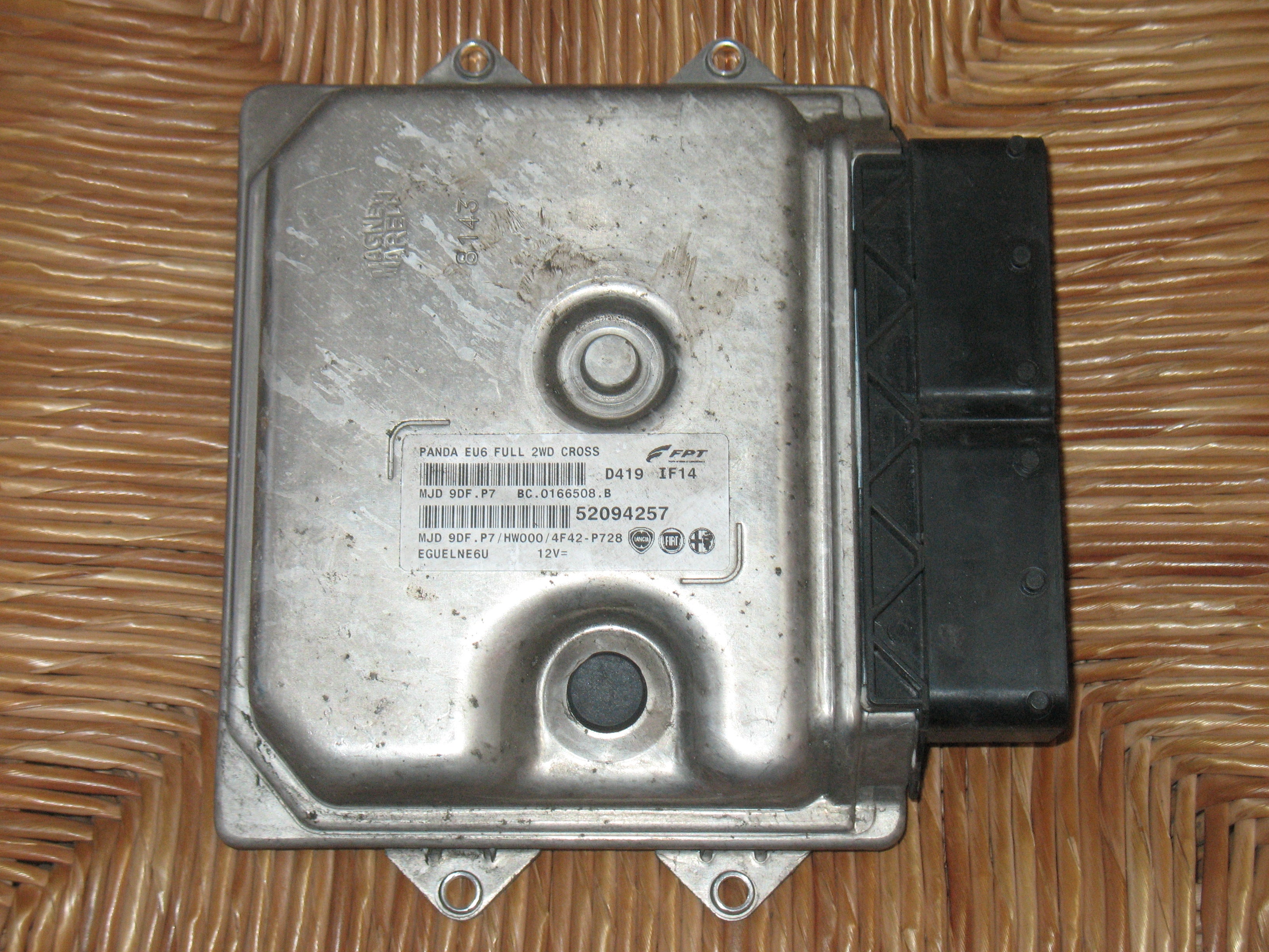 CENTRALINA INIEZIONE COD. 52094257 FIAT PANDA CROSS 4X2 0,9-1.0-1.2-1.3 MJD9DF.P7