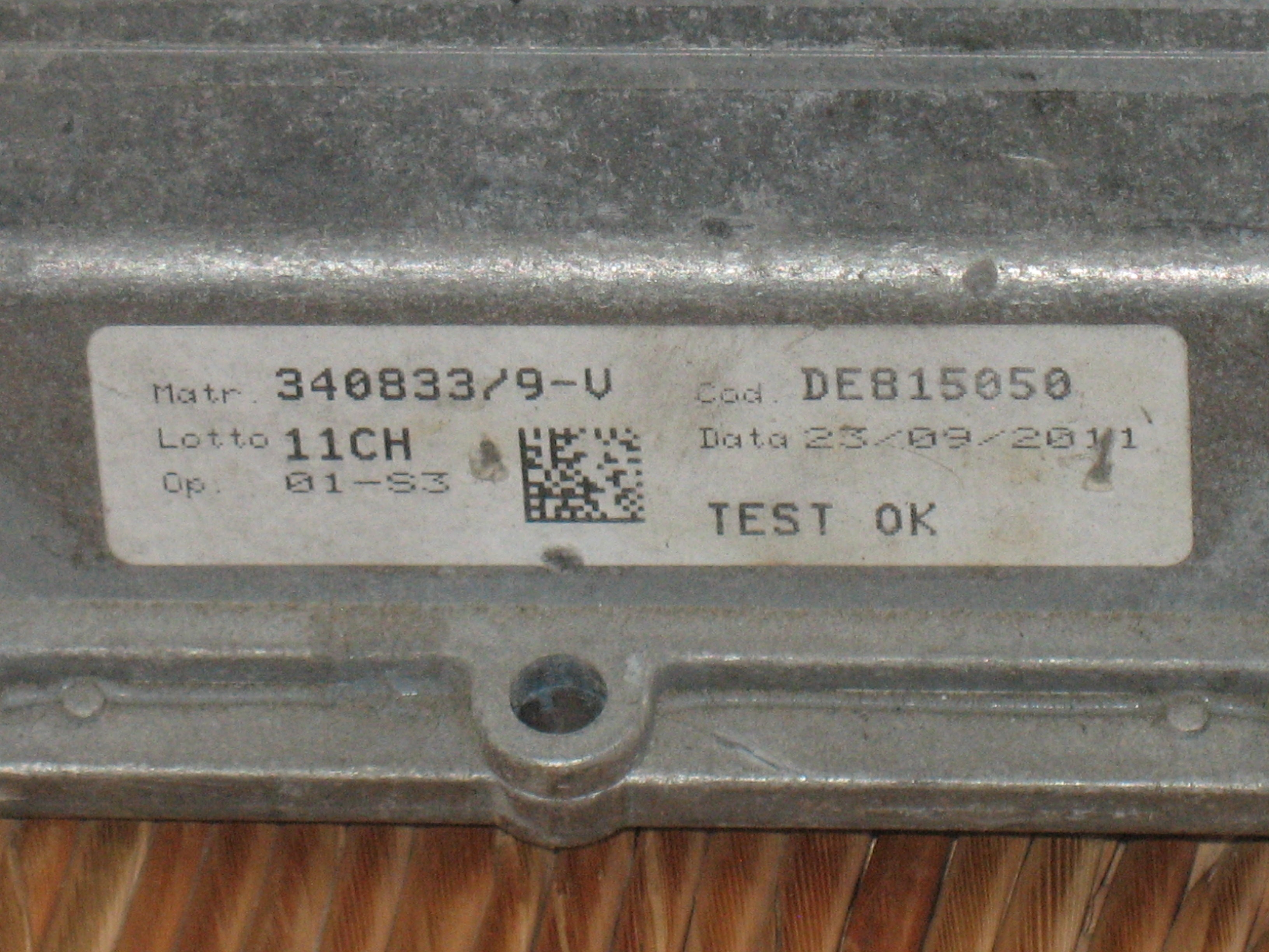 Centralina iniezione gas GPL DE815050 FLY SF BRC 340833/9