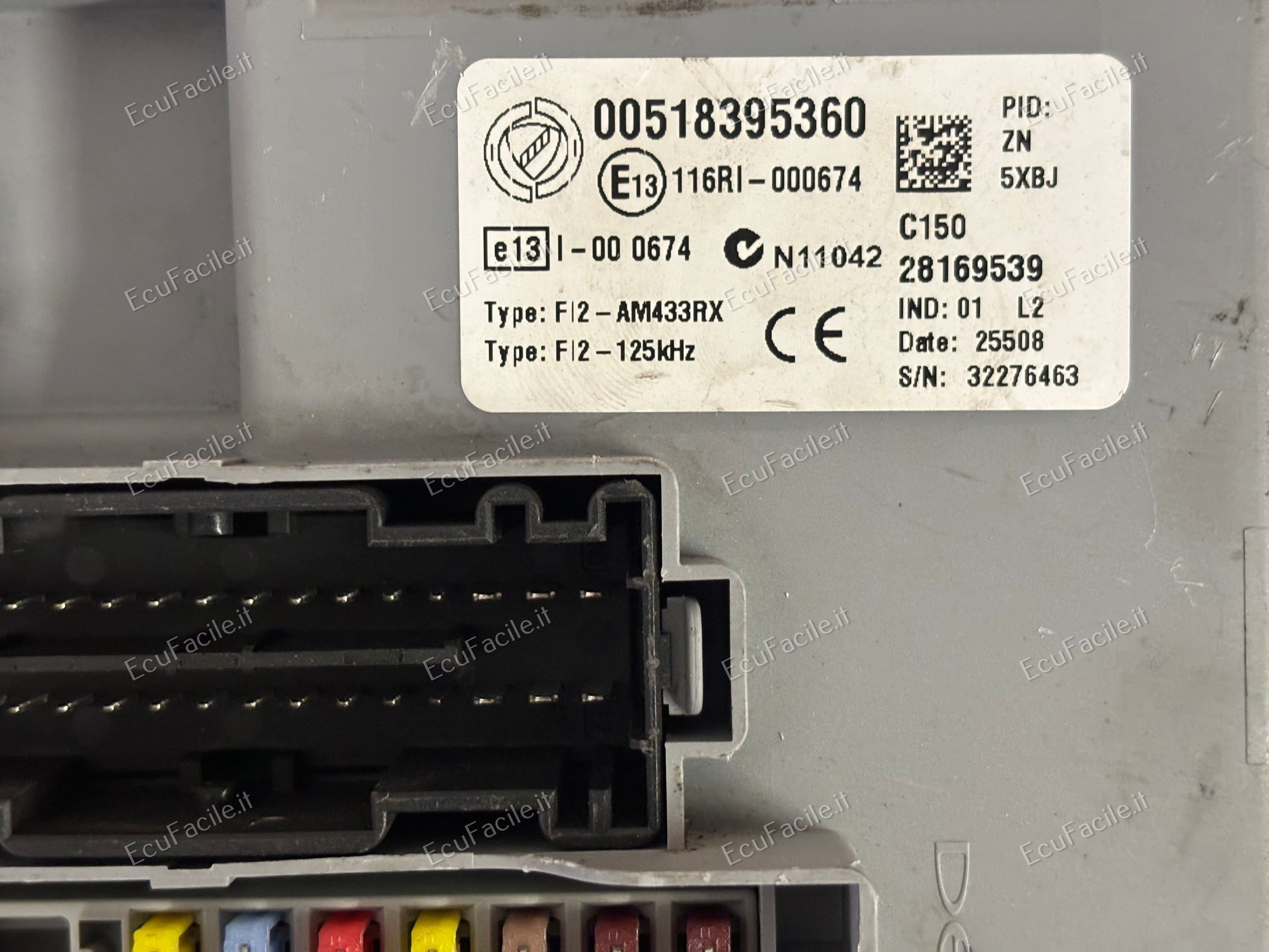 BSI FIAT ALFA LANCIA DELPHI 28169539 00518395360 518395360