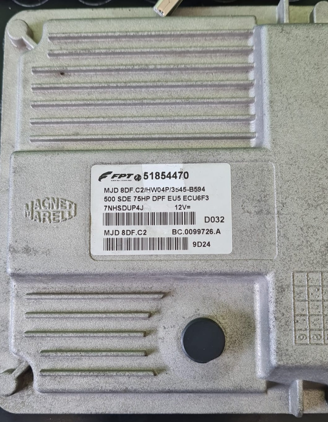 ECU CENTRALINA FIAT 500 MOTORE 1.3 51854470 MJD8DFC2 HW04P 75HP