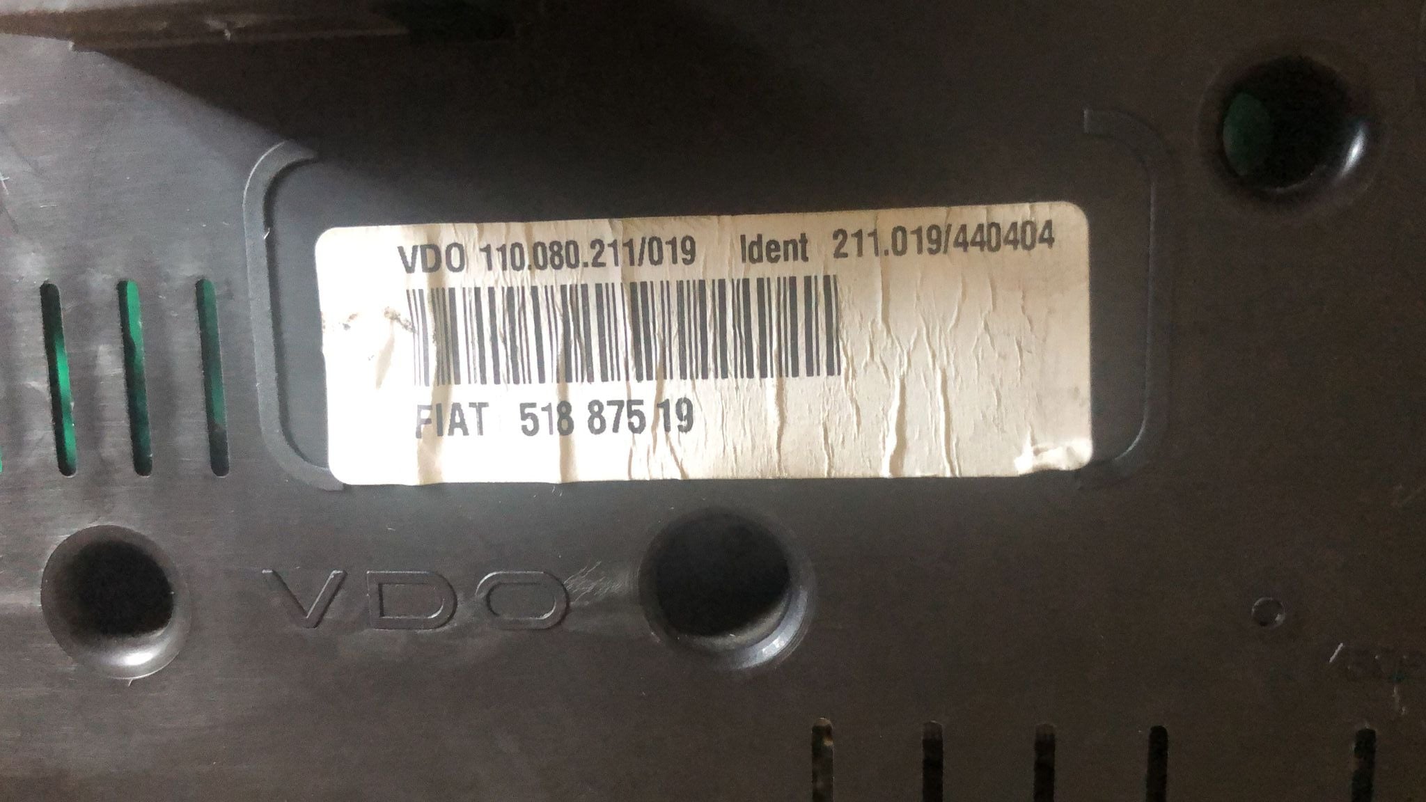 51887519 QUADRO STRUMENTI CONTACHILOMETRI YPSILON 1.3 D 55KW 5M 3P 96251062