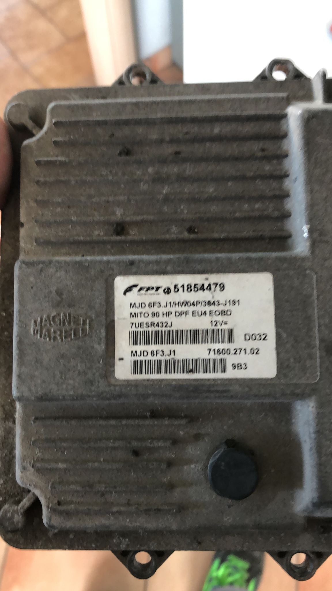 51854479 centralina motore ALFA ROMEO MITO 1.3 MULTIJET (90 CV) 6F3.J1