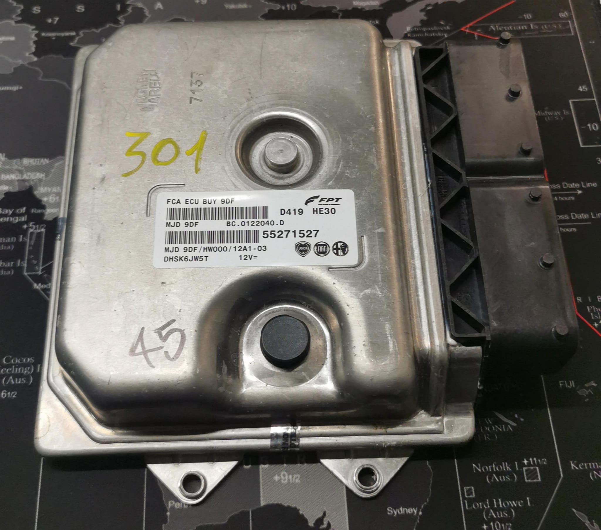 Fiat Ducato 2.3 MJD 150HP ECU MM 9DF 55271527 MJ9DF HW000