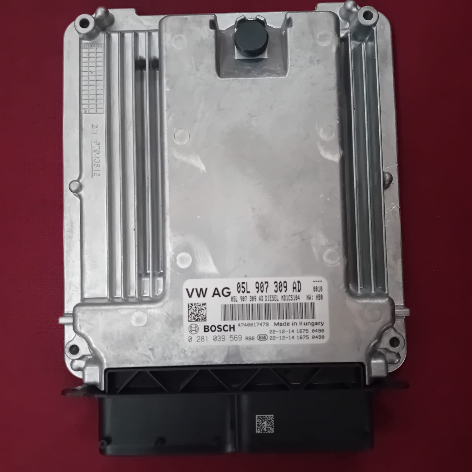 05L907309AD 0281039569 VOLKSWAGEN TRANSPORTER VI FURGON MD1CS104