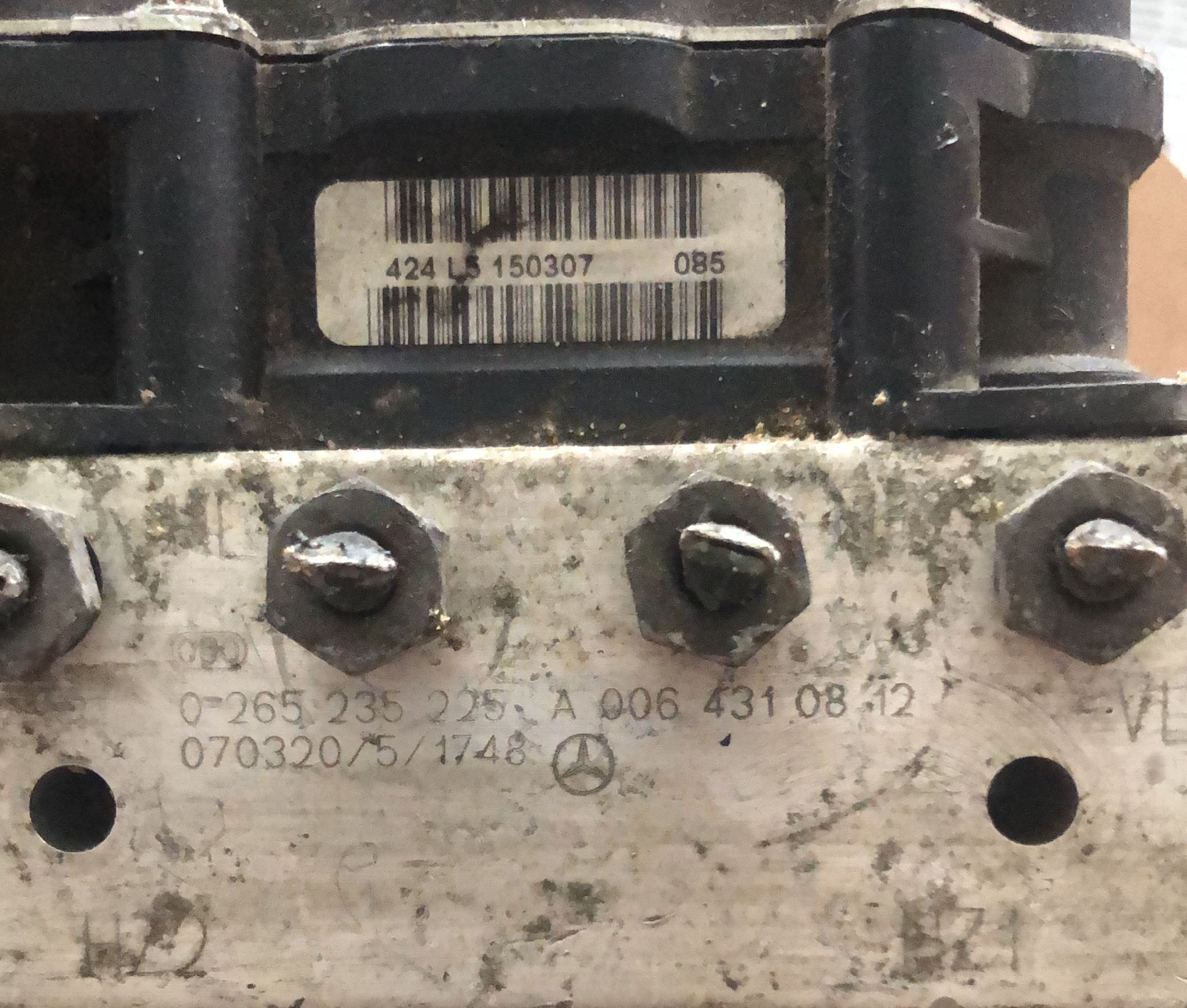 ABS MERCEDES BOSCH 0265235225 A0064310812 0265950618 DC ESP