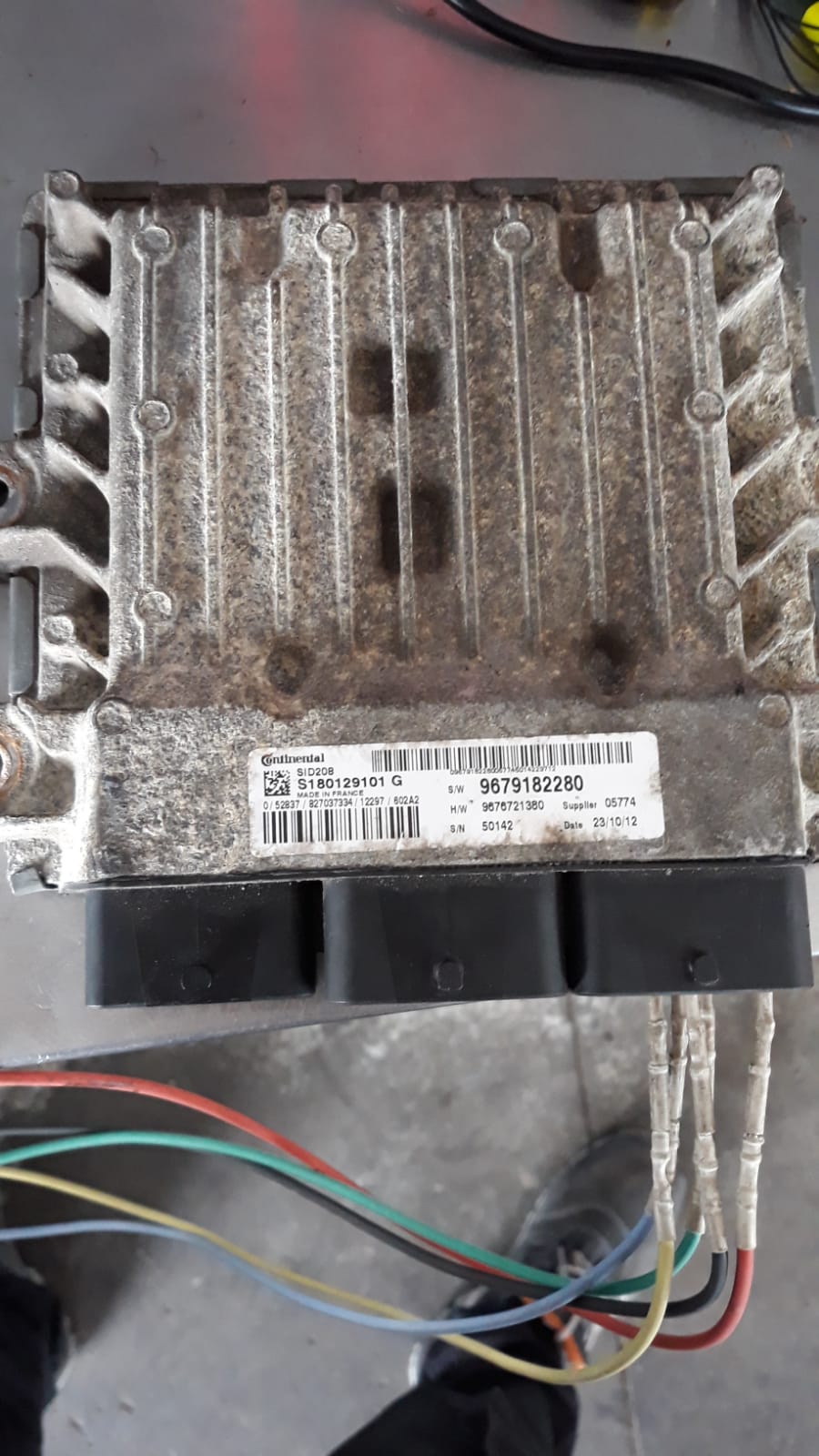 ECU CITROEN Jumper 2015 SID208 S180129202E 9691799180 dump 9679182280