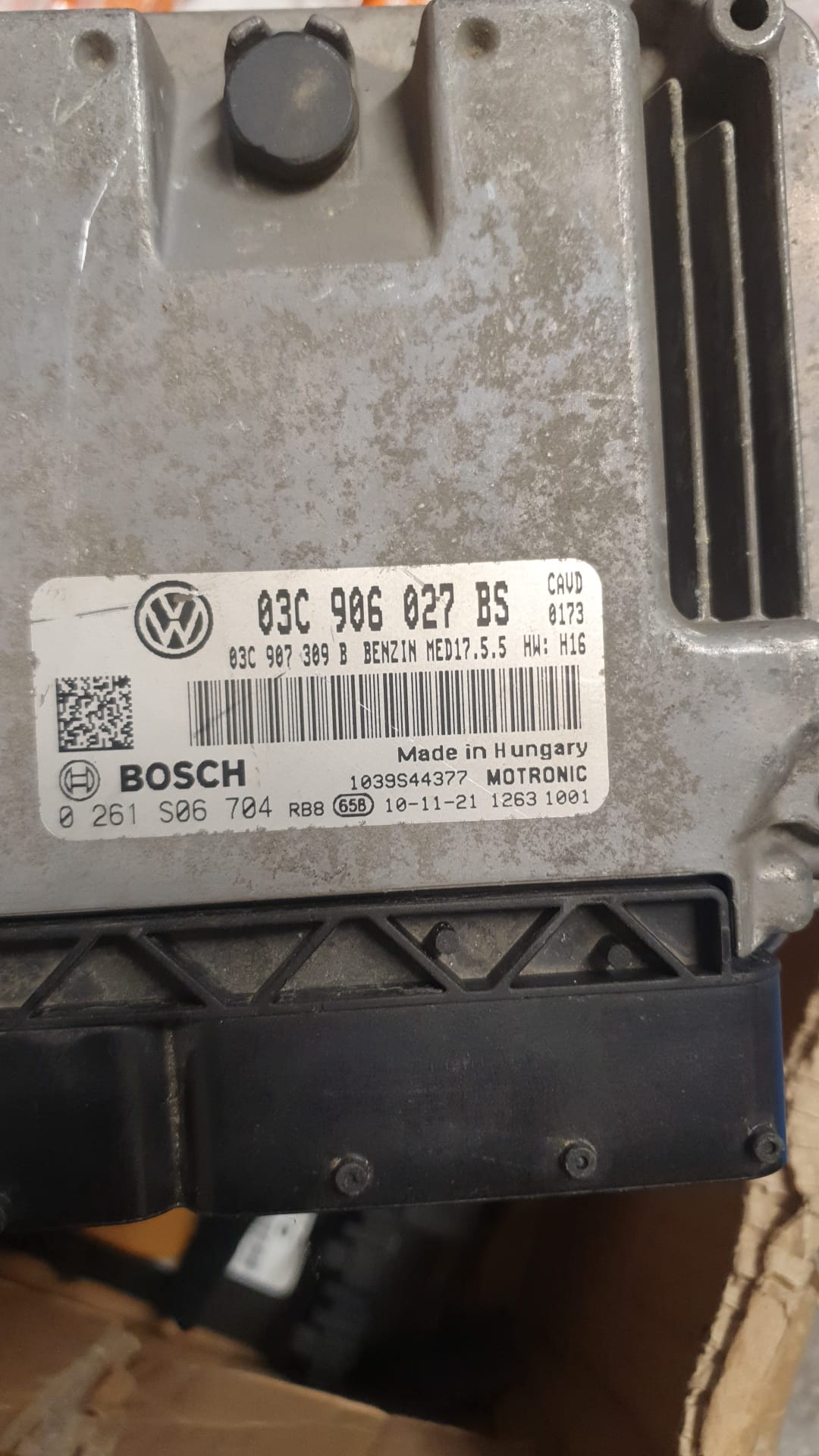 ECU centralina motore VW VOLKSWAGEN GOLF VI 1.4 TSI BOSCH 0 261 S06 704 BOSCH 0261S06704 03C 906 027 BS 03C906027BS MED17.5.5