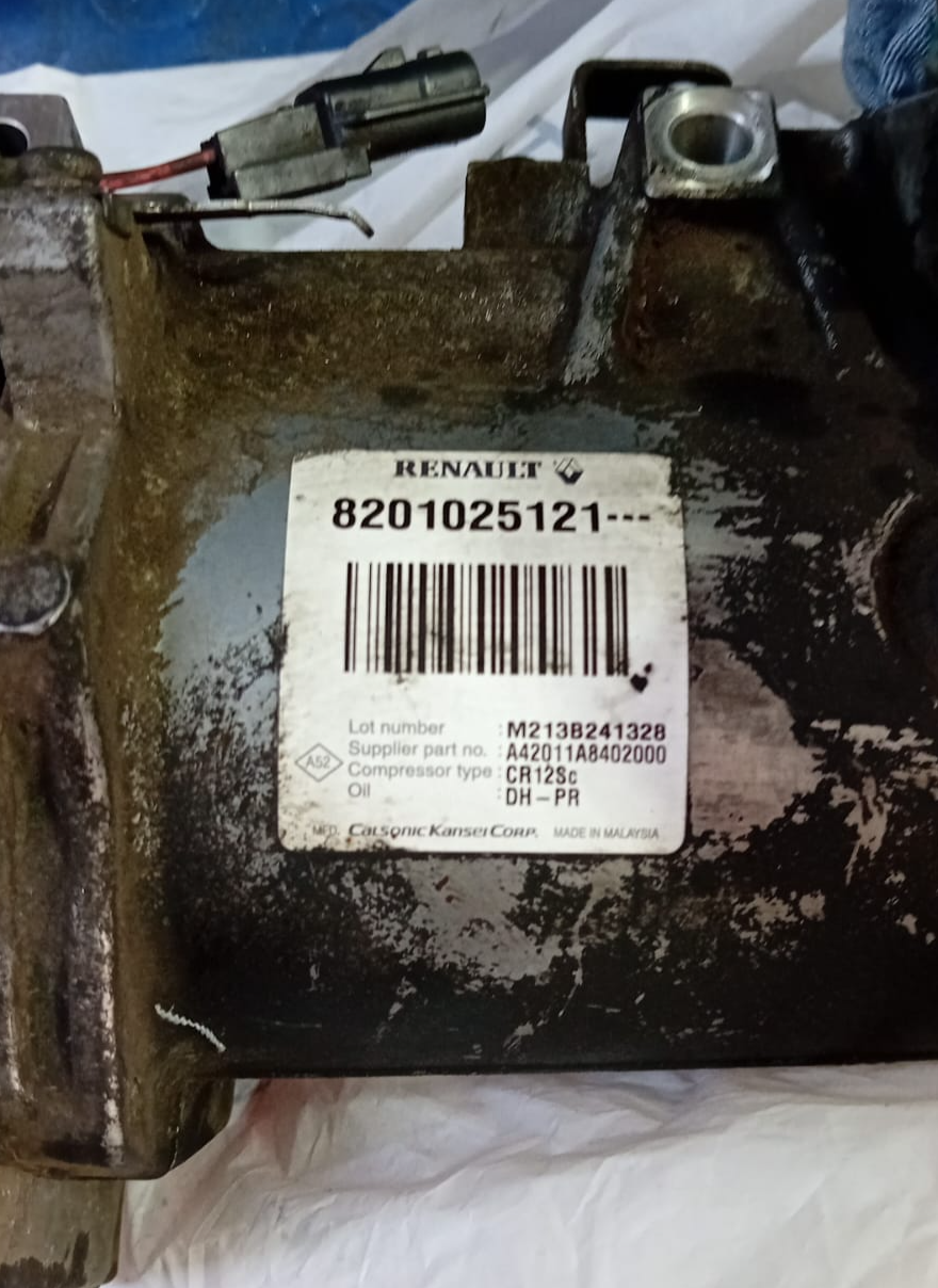 8201025121 COMPRESSORE CLIMATIZZATORE CLIMA A/C DACIA SANDERO 1.5 55KW 5P D 5M