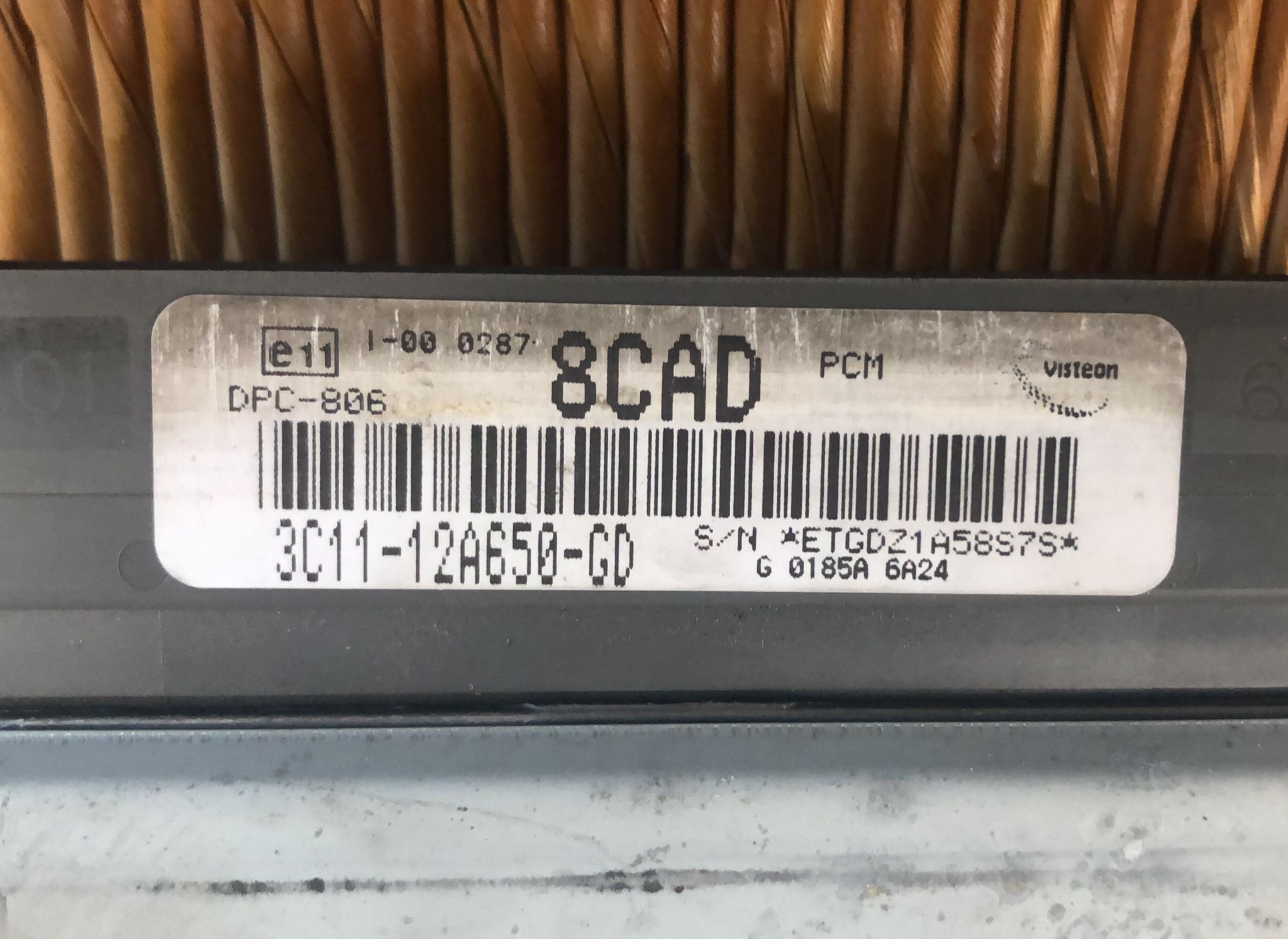 CENTRALINA UCE Ford Transit 2.4 l Diesel 2000–2006 3C11-12A650-GD 3C1112A650GD DPC-806 VISTEON DPC806