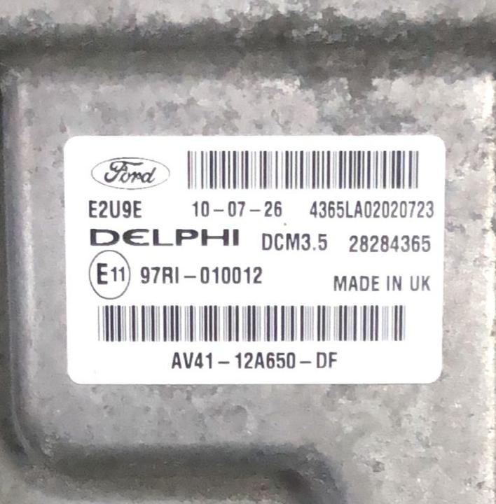 AV4112A650DF Ford Kuga 2.0 centralina motore Delphi 28284365 AV41-12A650-DF DCM3.5.