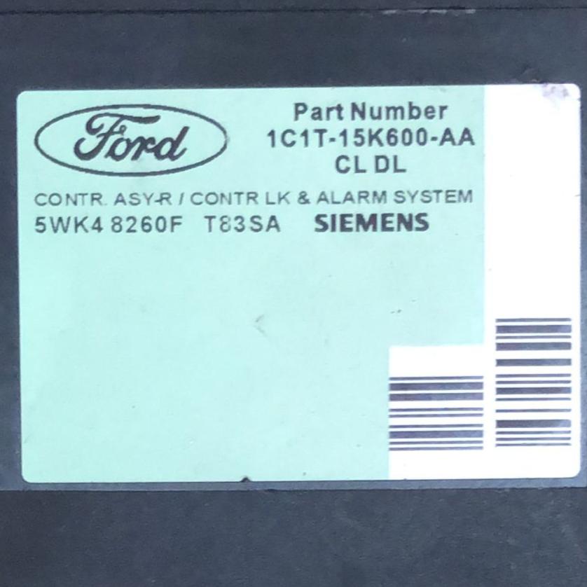 FORD TRANSIT CENTRALINA ANTIFURTO ALLARME 5WK48260F 1C1T-15K600-AA 1C1T15K600A