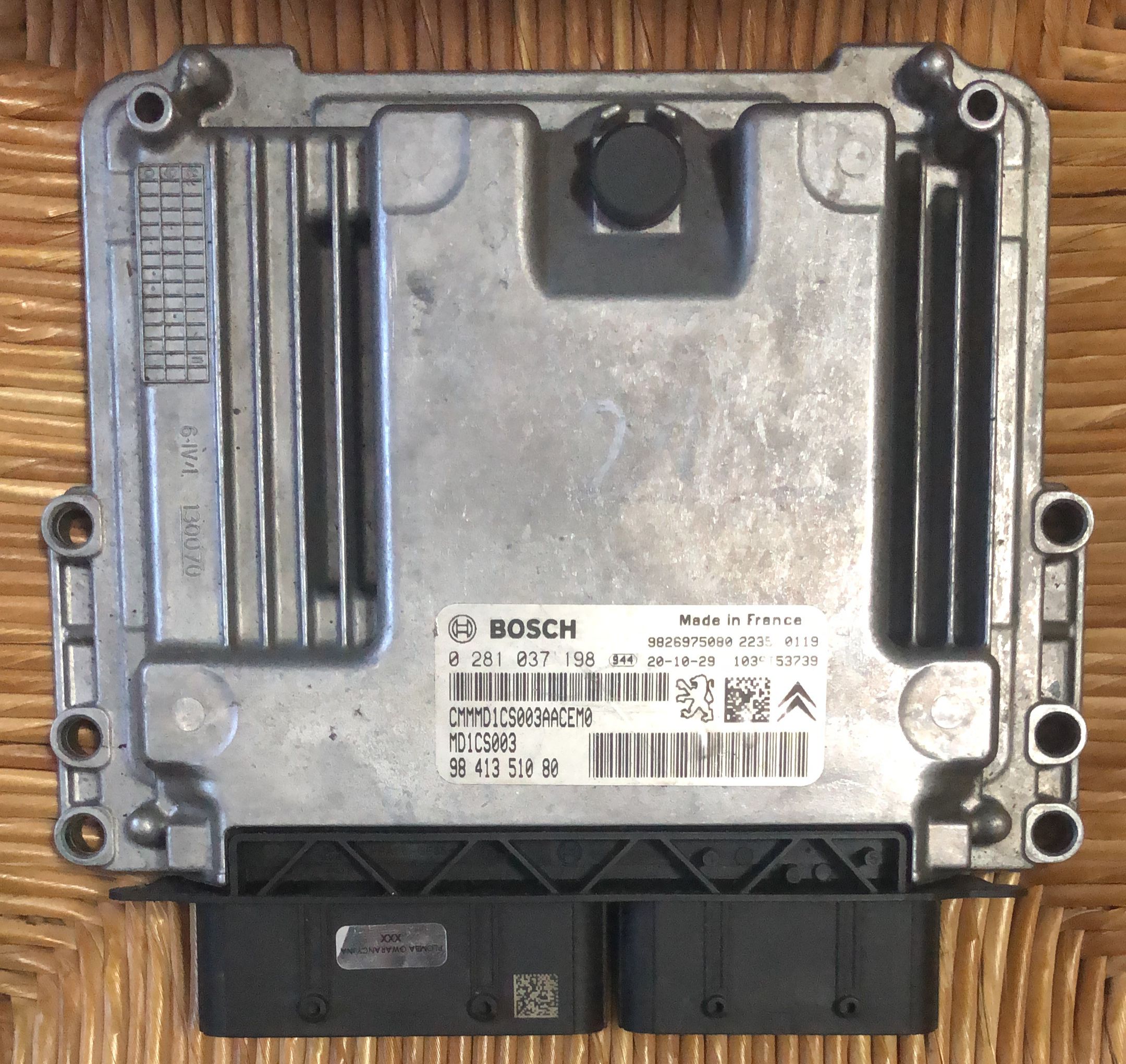 CENTRALINA MOTORE ECU CITROEN PEUGEOT 208 308 C4 2008 0281037198 9841351080