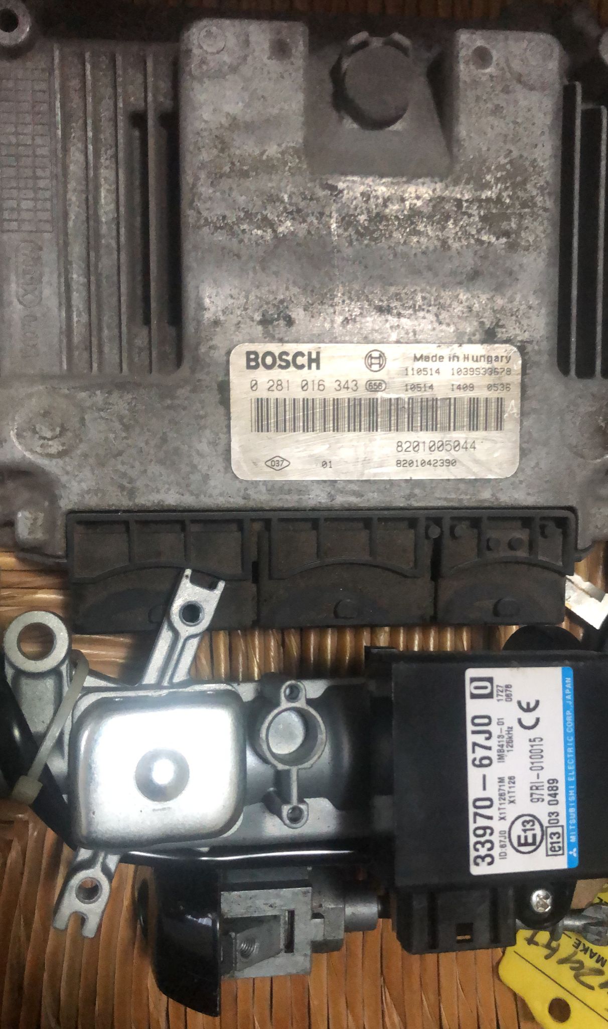 KIT ECU 0281016343 SUZUKI GRAND VITARA II (JT) 1.9 DDiS 33970-67J0 BLOCCHETTO ACCENSIONE BLOCCASTERZO