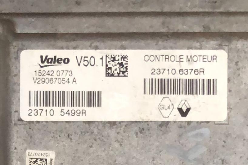 ECU CENTRALITA MOTOR 237106376R V50.1 237105499R - RENAULT