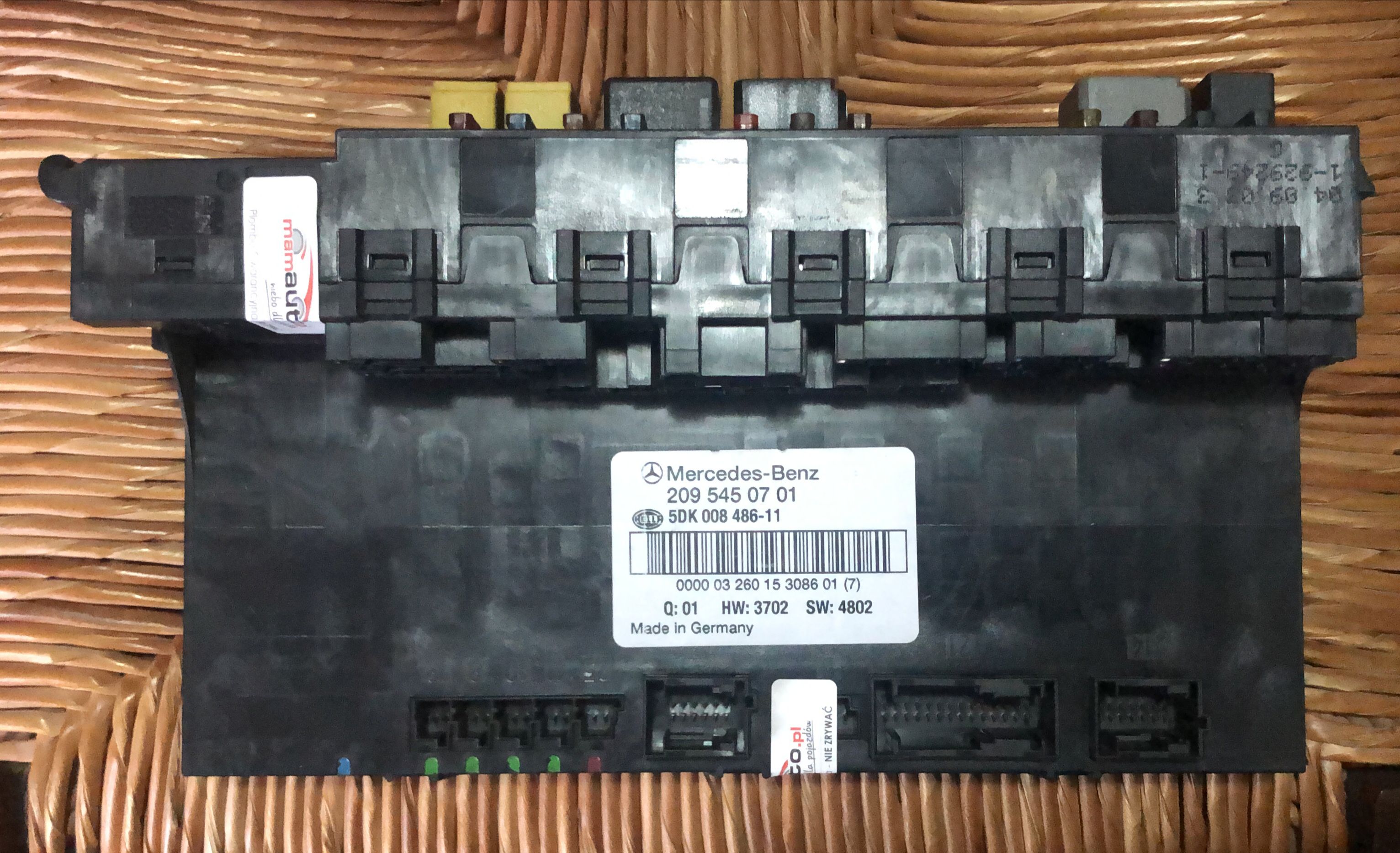 ECU Mercedes CLK500 2095450701 5DK00848611 SAM