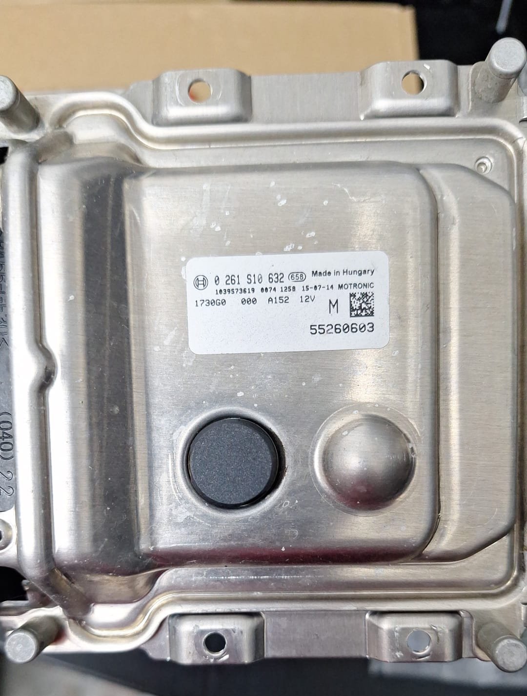 ecu centralina Abarth 595 1.4 T-Jet 160cv Bosch MED17.3.0 55260603 0261S10632