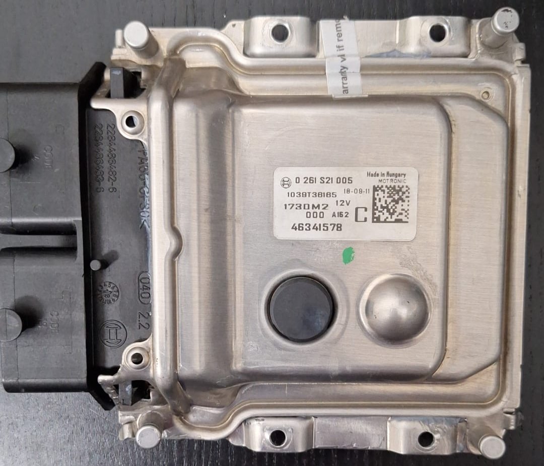 0261S21005 ECU FIAT ALFA ABARTH 1.4 16v 190CV ME17.3.0 46341578