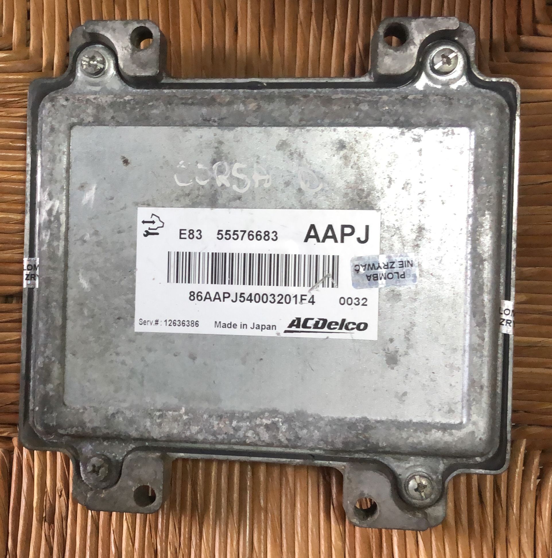 55576683 CENTRALINA MOTORE ECU OPEL CORSA (D) 1.0B 12V 65CV AAPJ e83