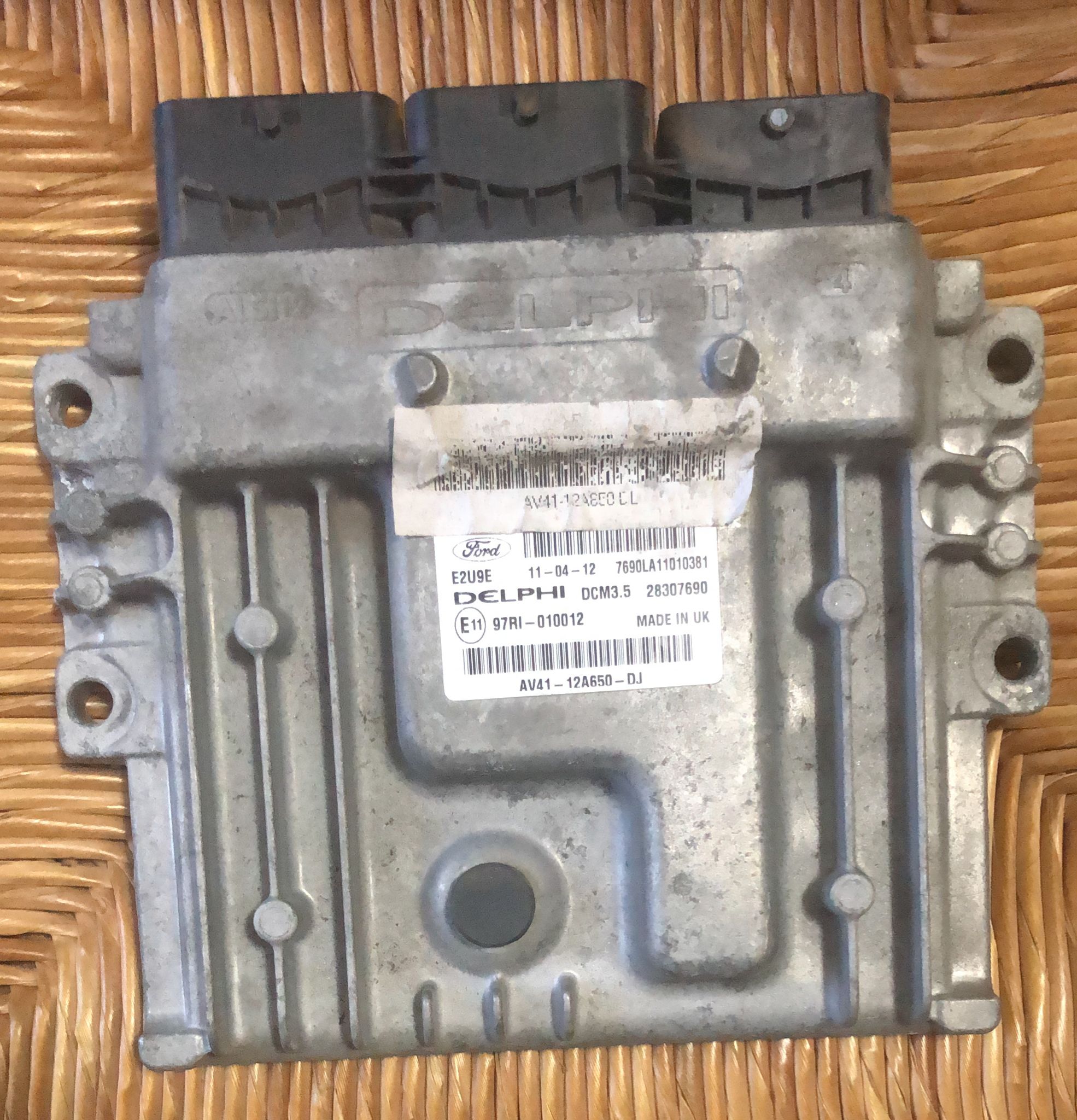 CENTRALINA MOTORE FORD KUGA 2.0 TDCI AV41-12A650-DJ AV4112A650DJ 28307690 DCM3.5