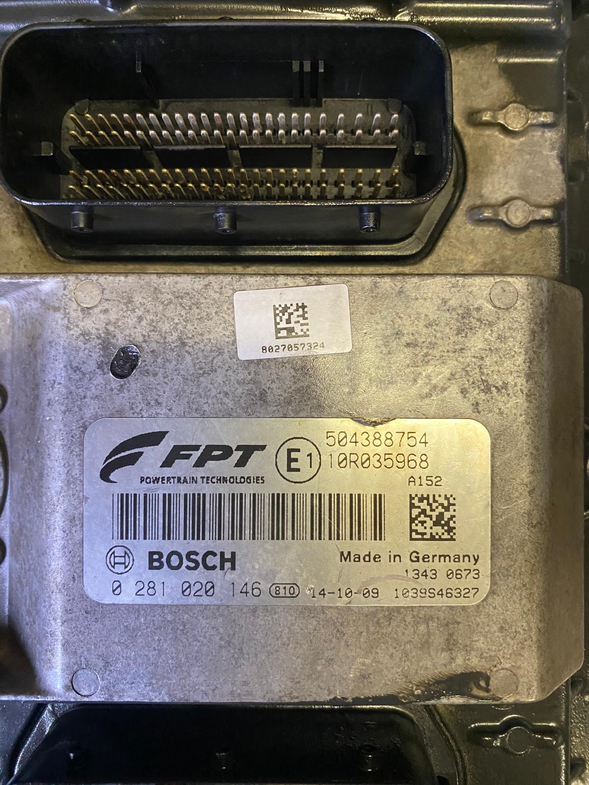 Centralina ecu Bosch 0281020146 504388754 EDC17C41 Iveco EcoStralis 480 EURO 6 testato