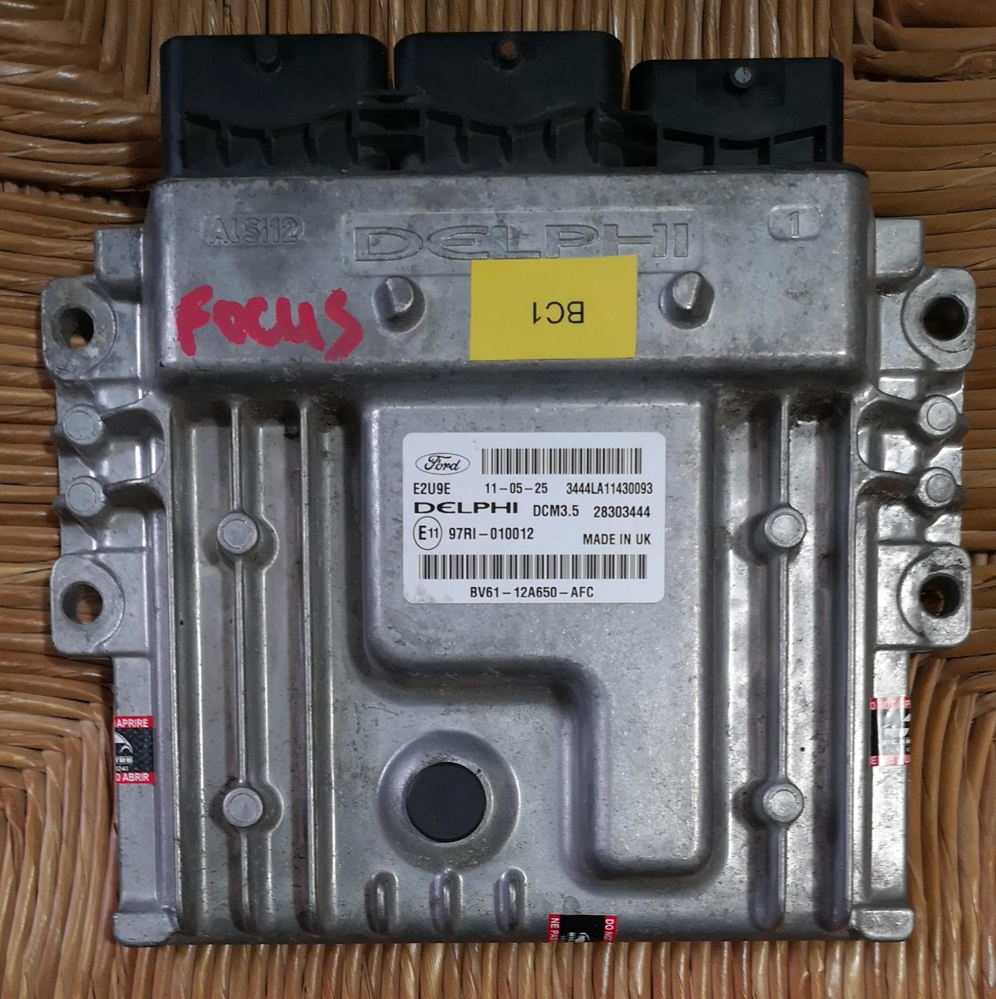 ECU FORD FOCUS BV61-12A650-AFD 28324804 BV61-12A650-AFD 28324804 DCM3.5
