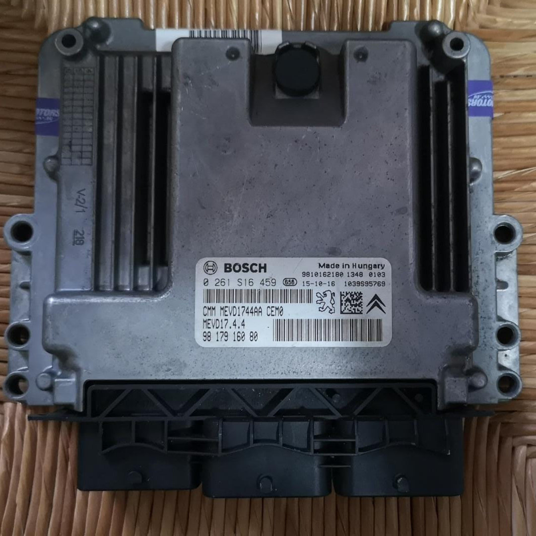 ECU Peugeot 208 1.6 BlueHDI BOSCH 0261S16459 9817916080 MEVD17.4.4