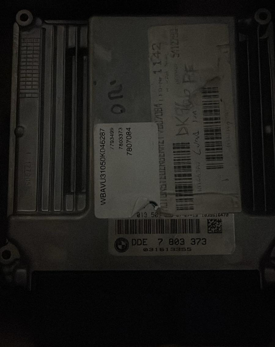 ECU CENTRALINA MOTORE BMW E91 320 0281013501 DDE7803373 EDC16C35