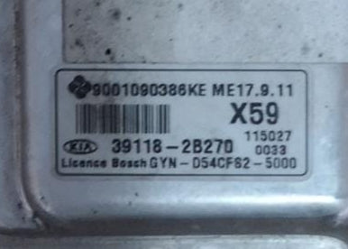 ECU Centralina 391182B270 KIA Venga 1° Serie 39118-2B270