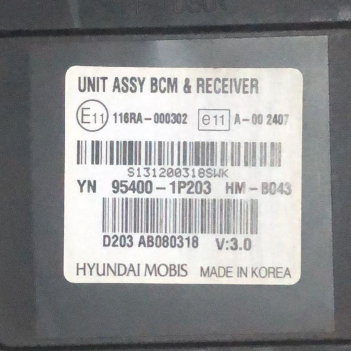 Centralina Body Computer Kia Venga 1.4 Diesel (2010) 95400-1P203