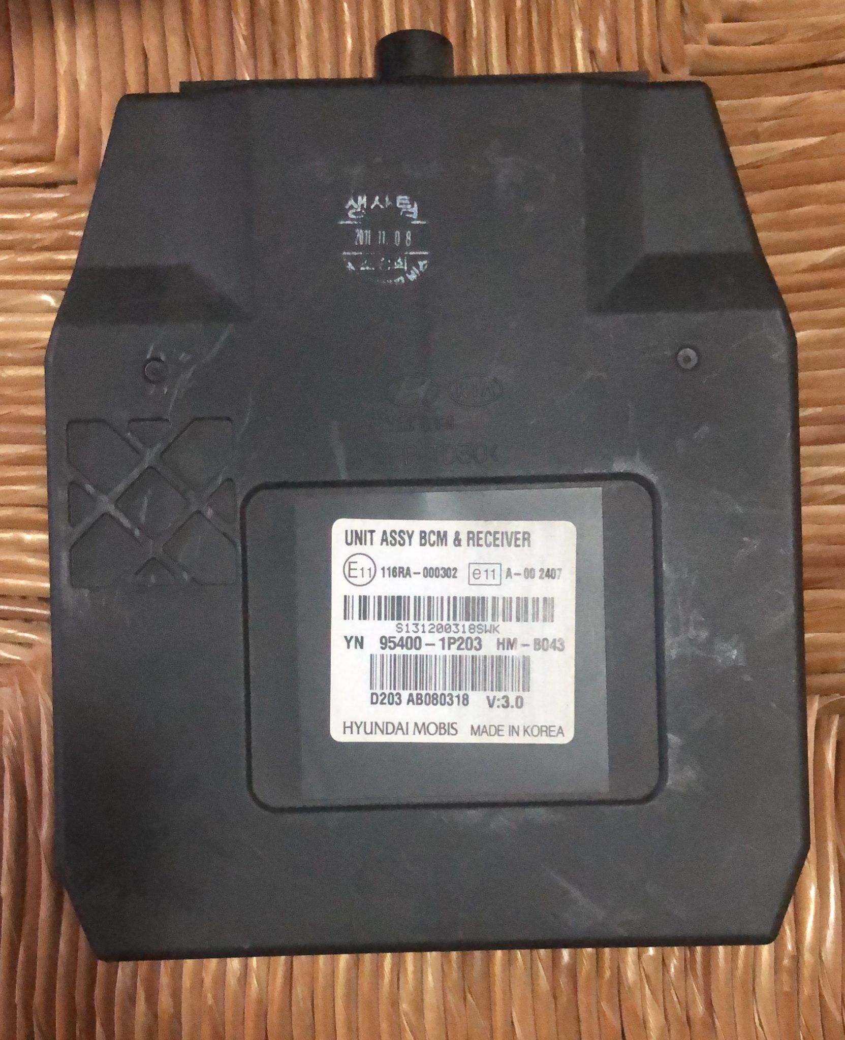 Centralina Body Computer Kia Venga 1.4 Diesel (2010) 95400-1P203